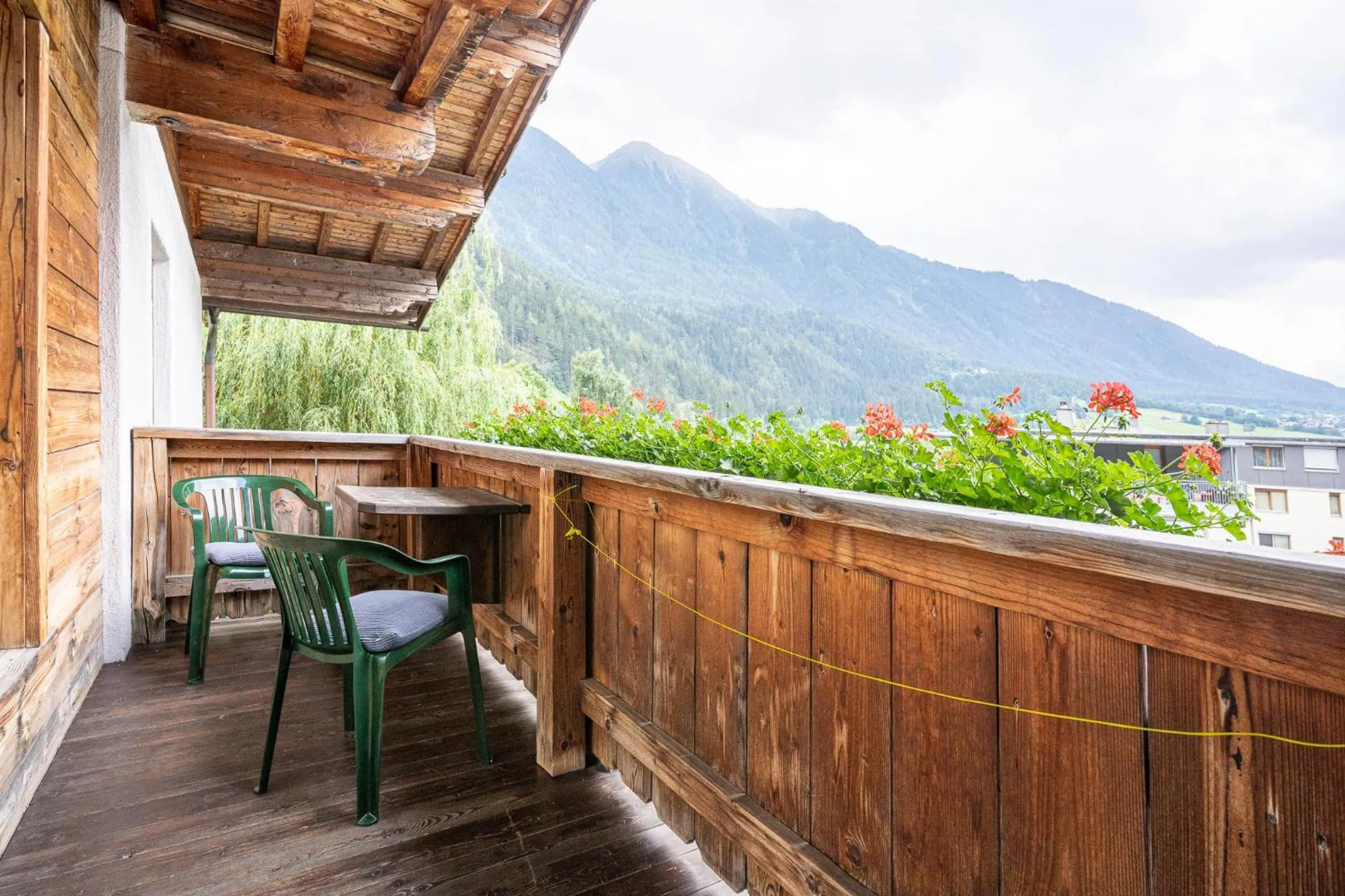 Balcony/Terrace in Appartement Residenz Schatz