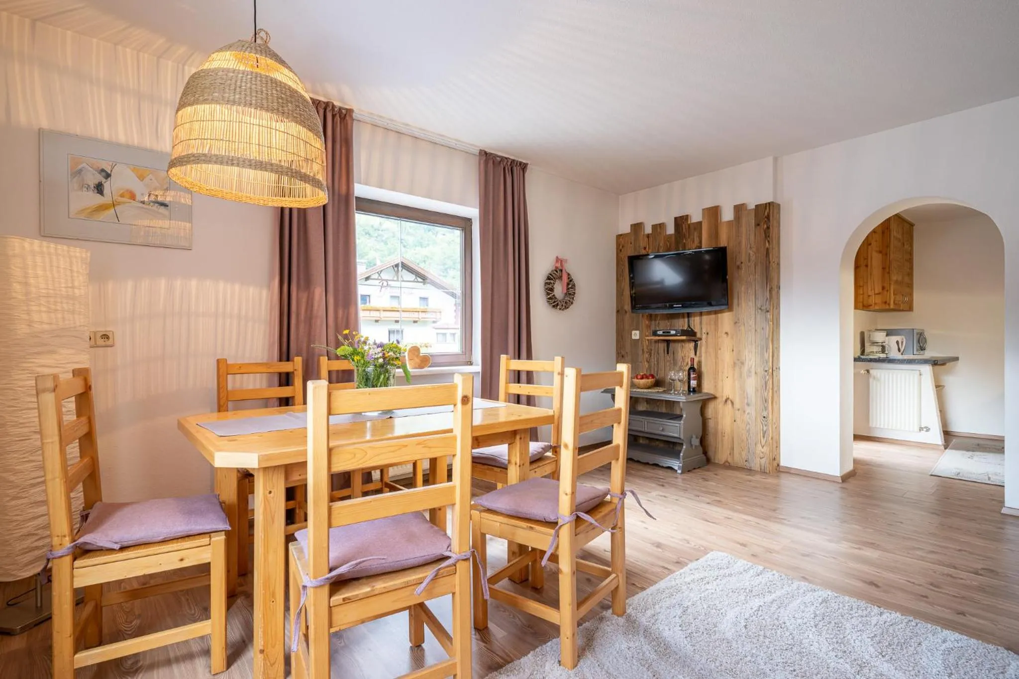 Dining area in Appartement Residenz Schatz