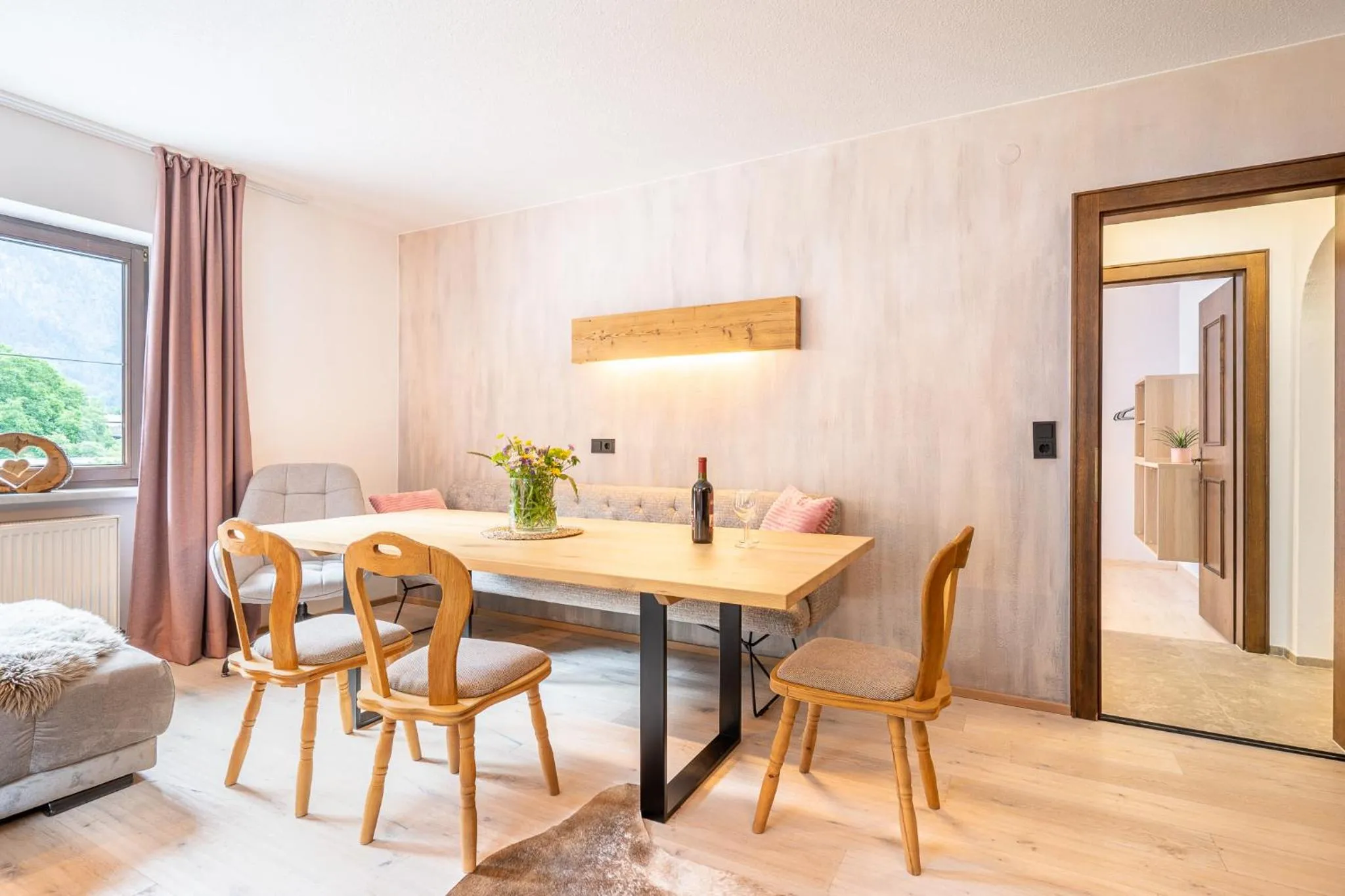 Dining area in Appartement Residenz Schatz