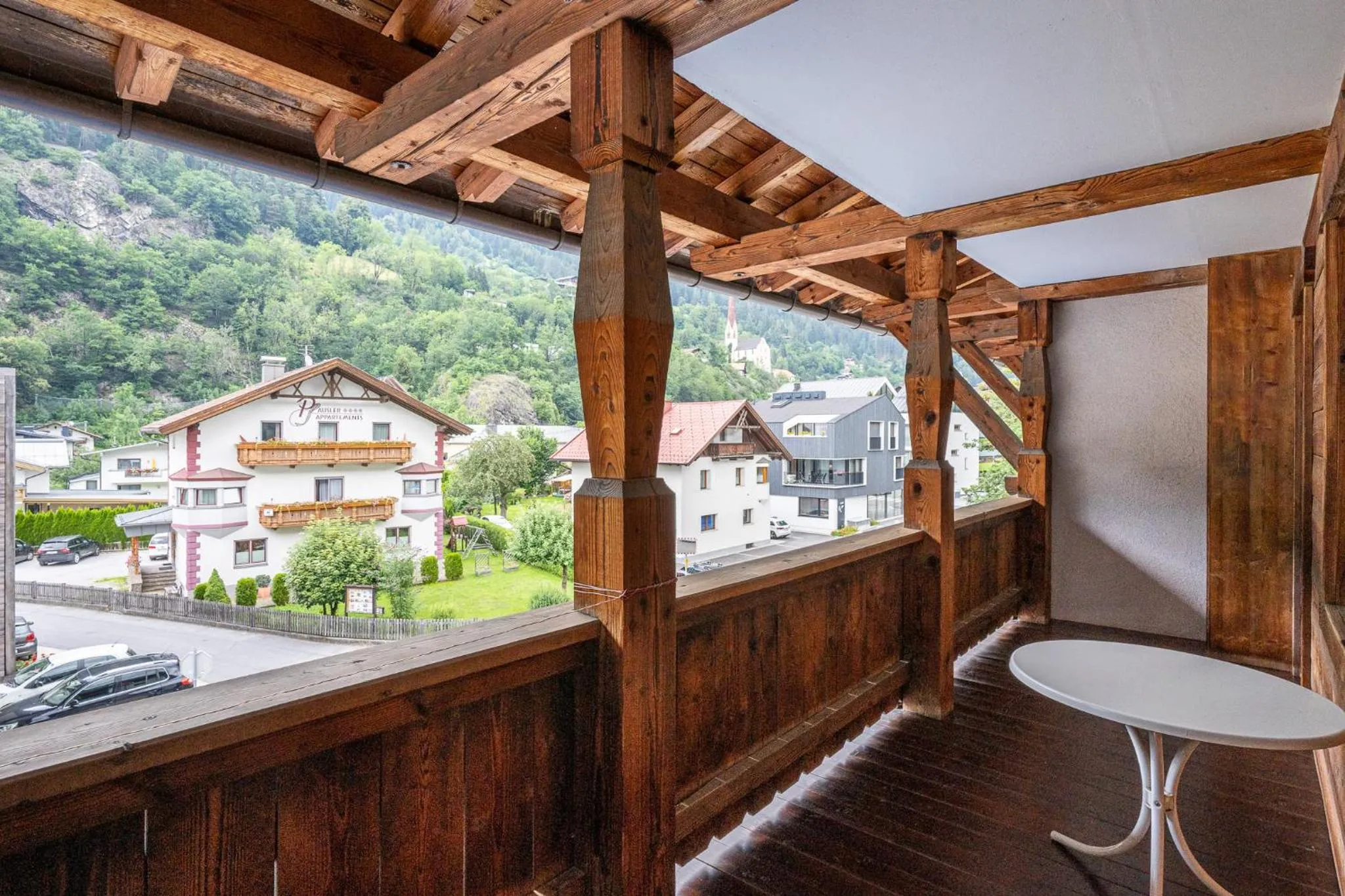 Balcony/Terrace in Appartement Residenz Schatz