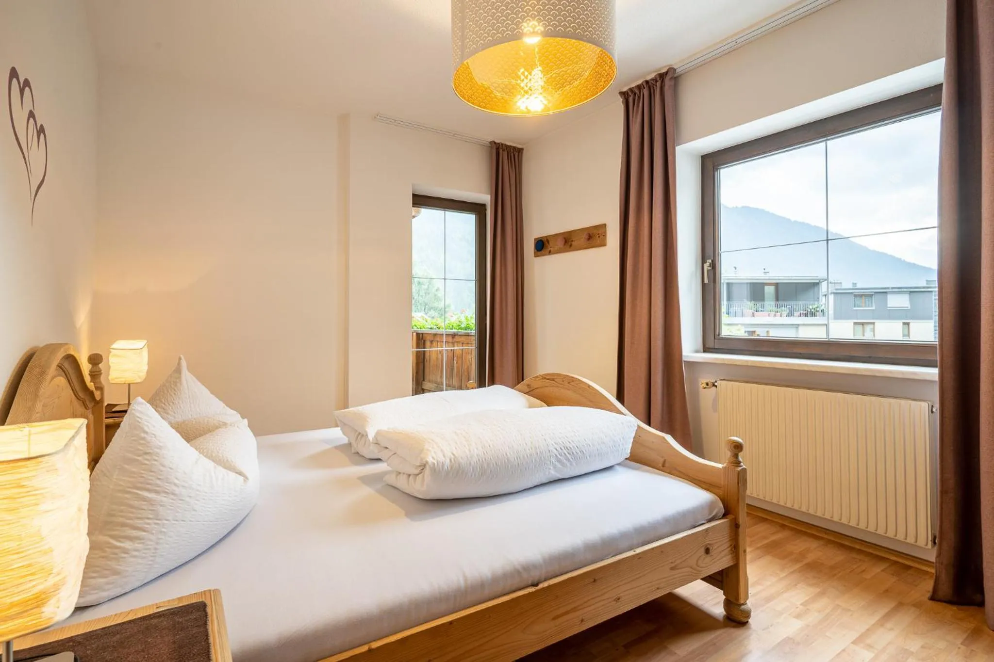 View (from property/room), Bed in Appartement Residenz Schatz