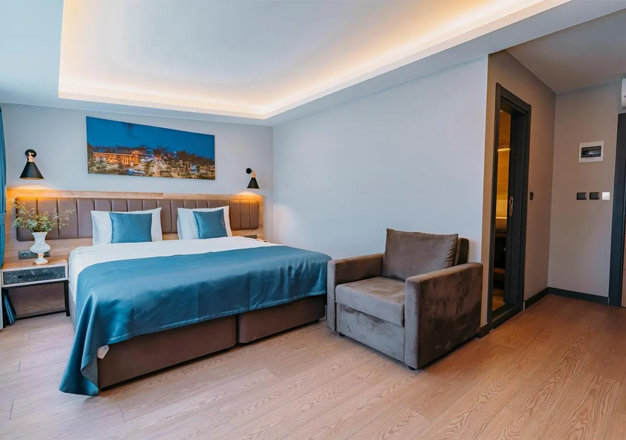 Bed in City Port Hotel Trabzon