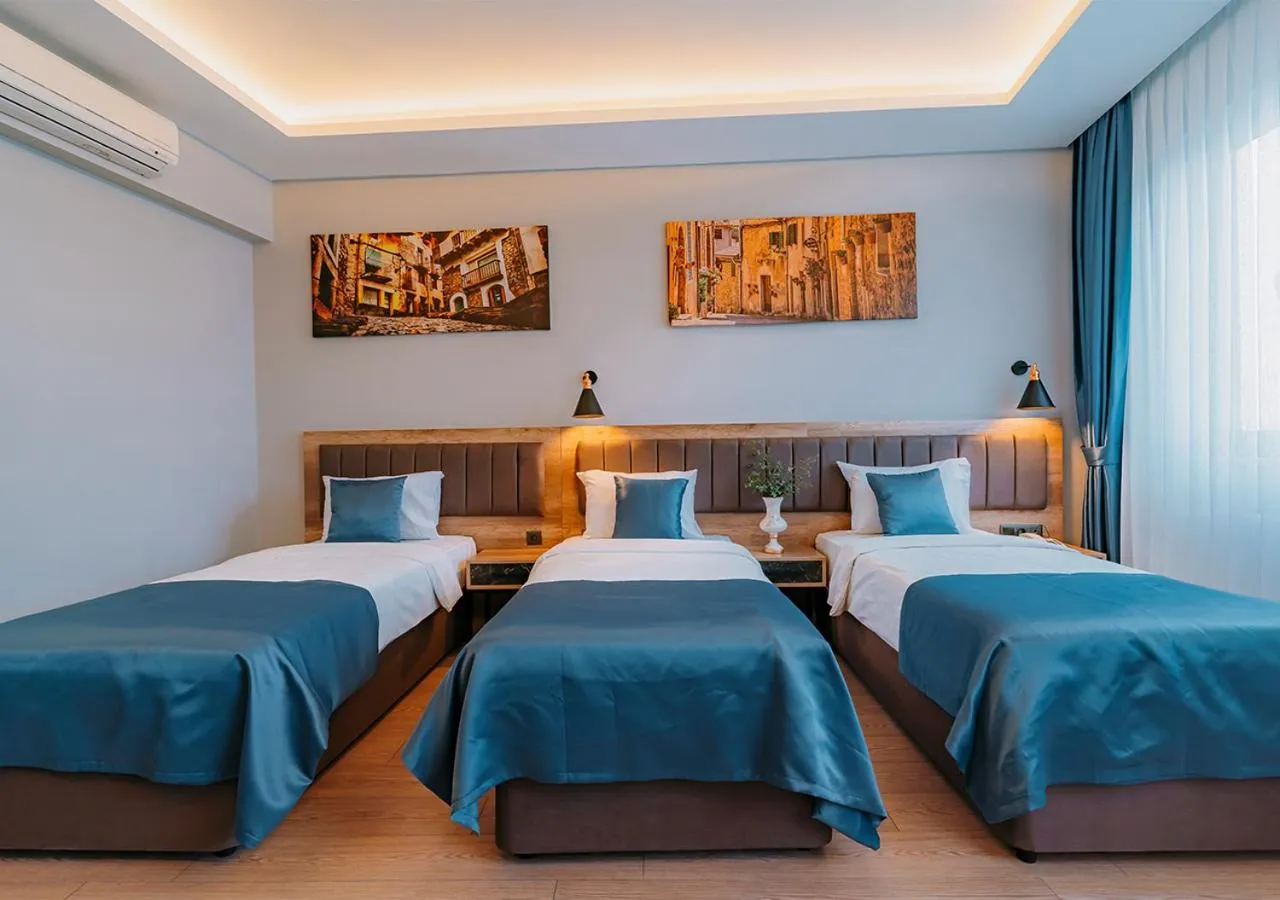 Bed in City Port Hotel Trabzon