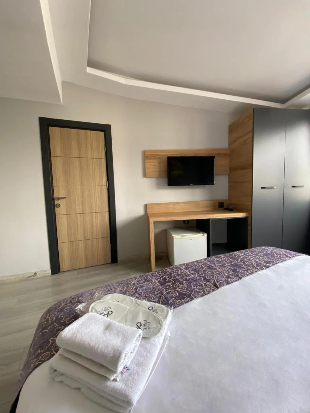 Bedroom, Bed in City Port Hotel Trabzon