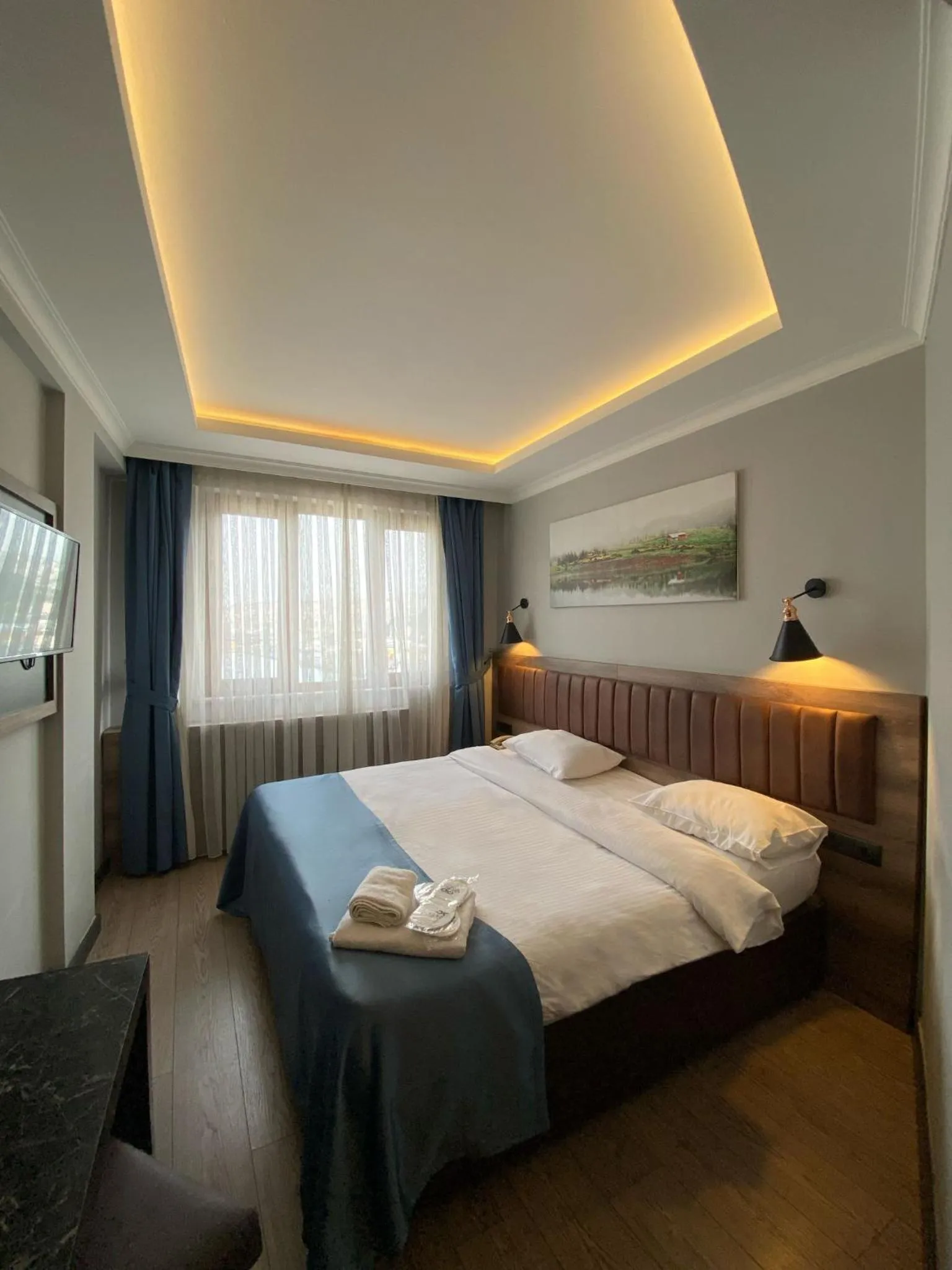 Bedroom, Bed in City Port Hotel Trabzon