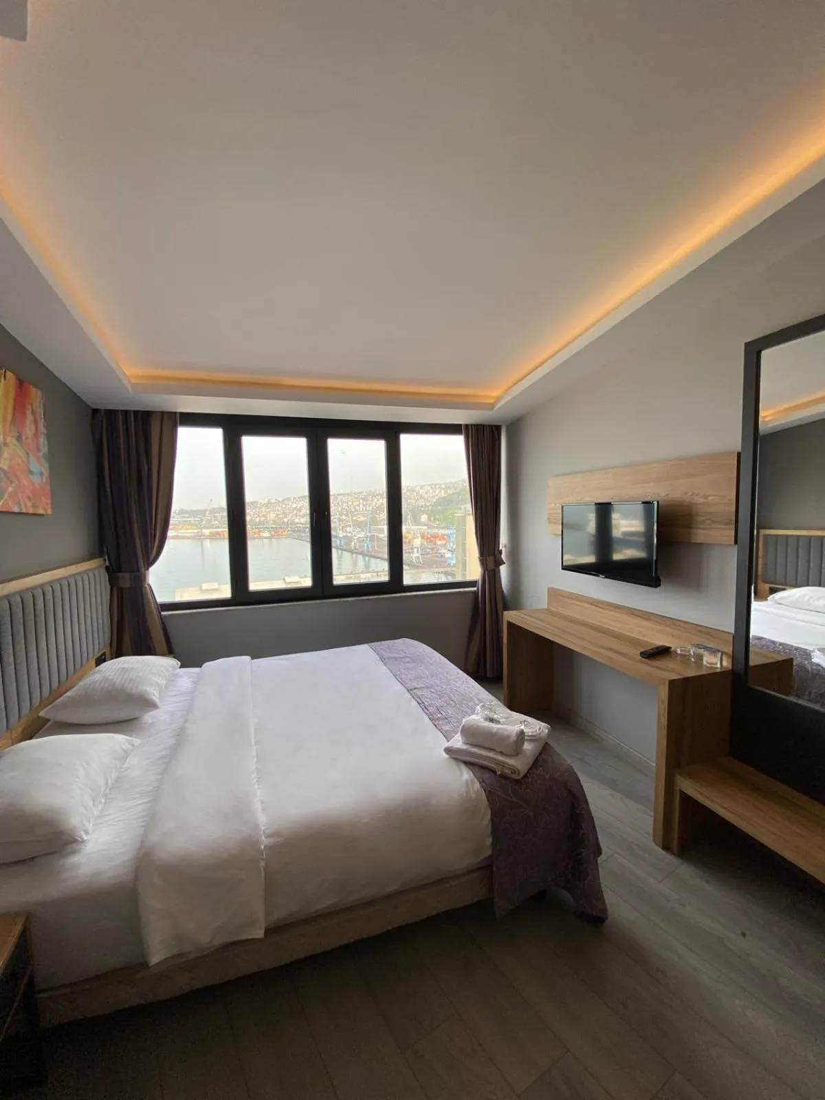 Photo of the whole room, Bed in City Port Hotel Trabzon