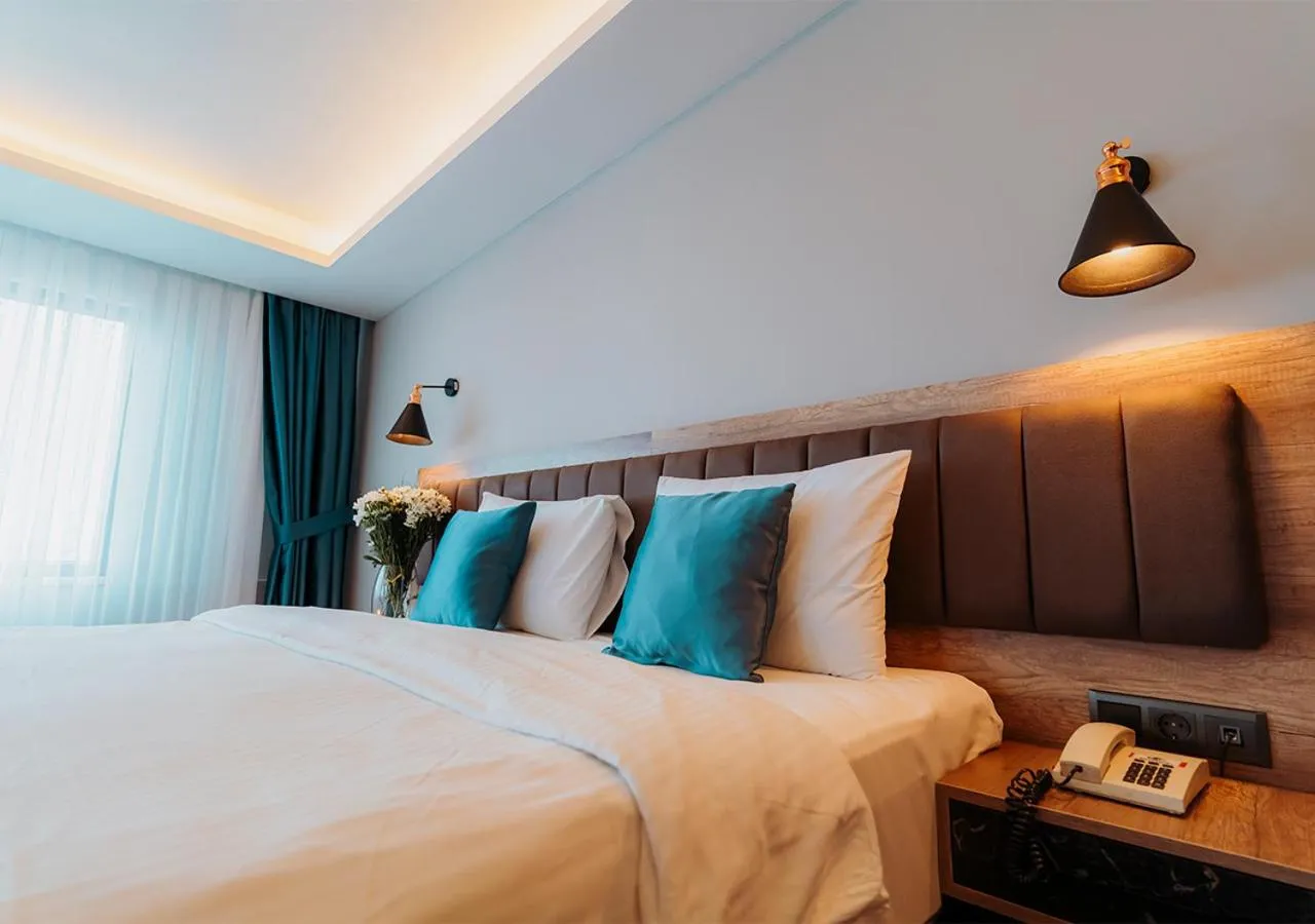 Bed in City Port Hotel Trabzon