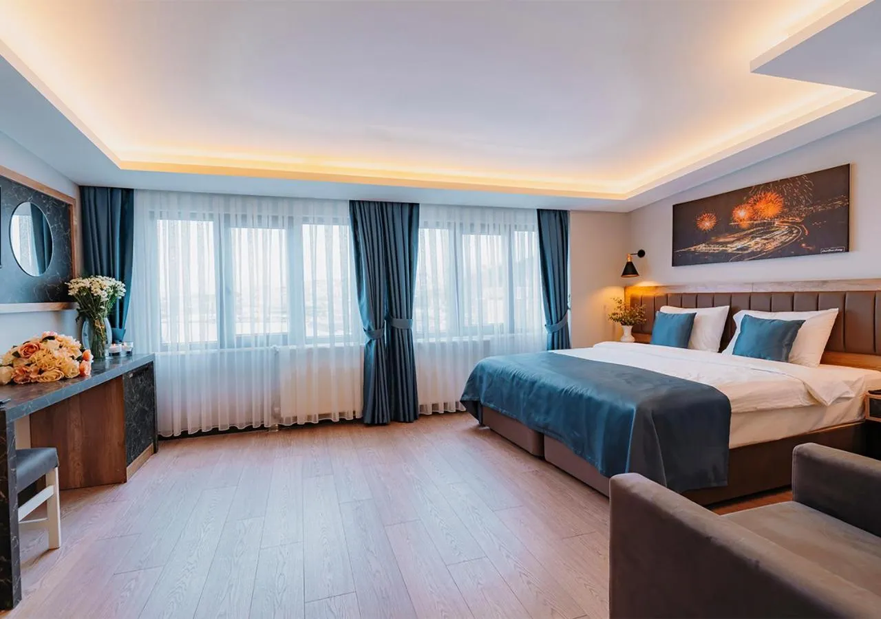 Photo of the whole room, Bed in City Port Hotel Trabzon