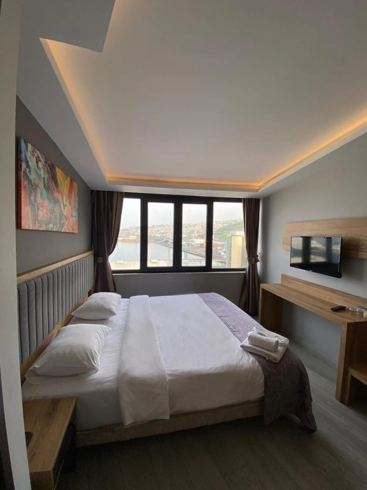 Photo of the whole room, Bed in City Port Hotel Trabzon