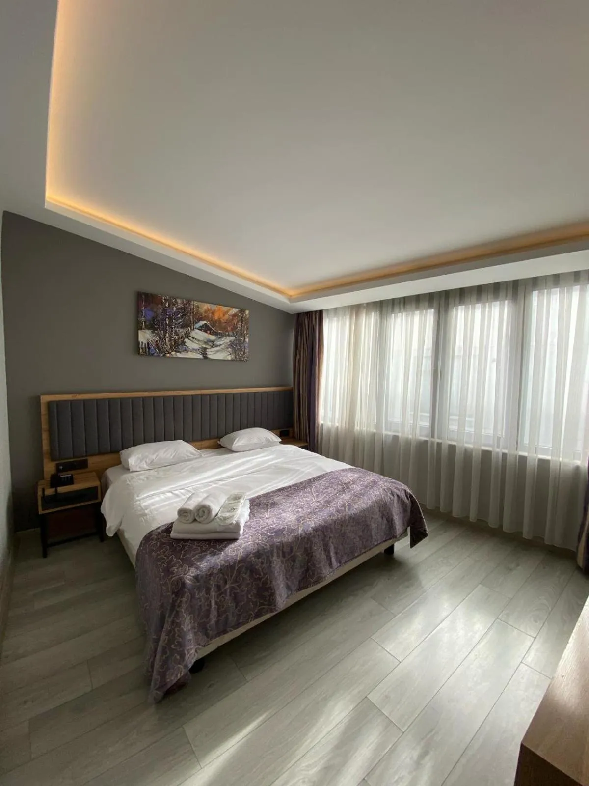 Bed in City Port Hotel Trabzon