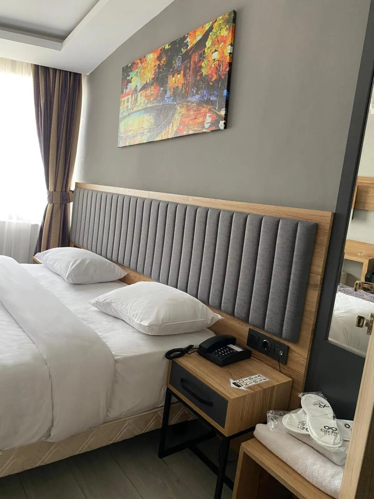 Bed in City Port Hotel Trabzon