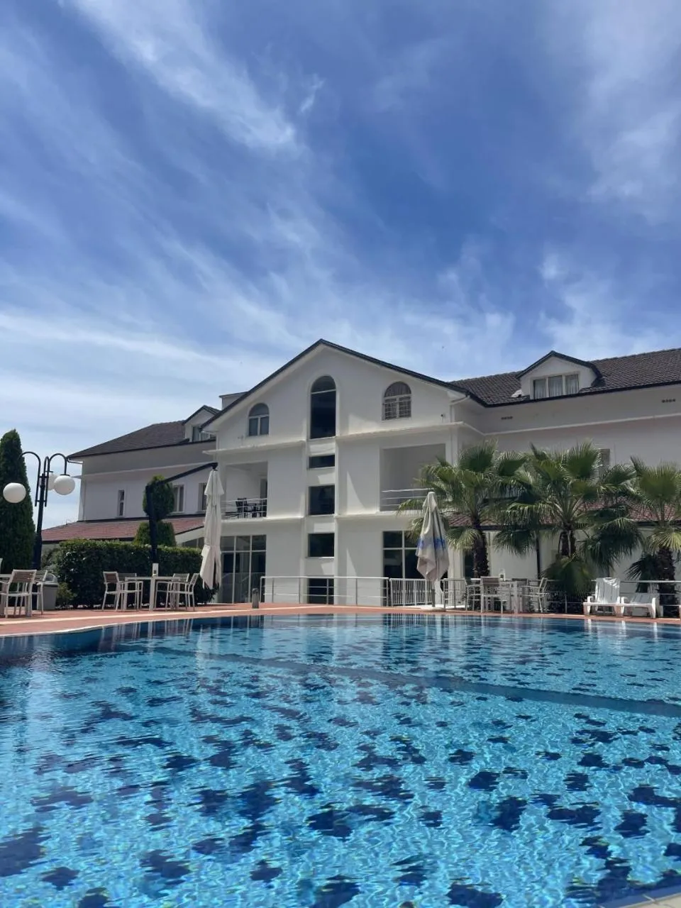 Pool view in Vila Duraku