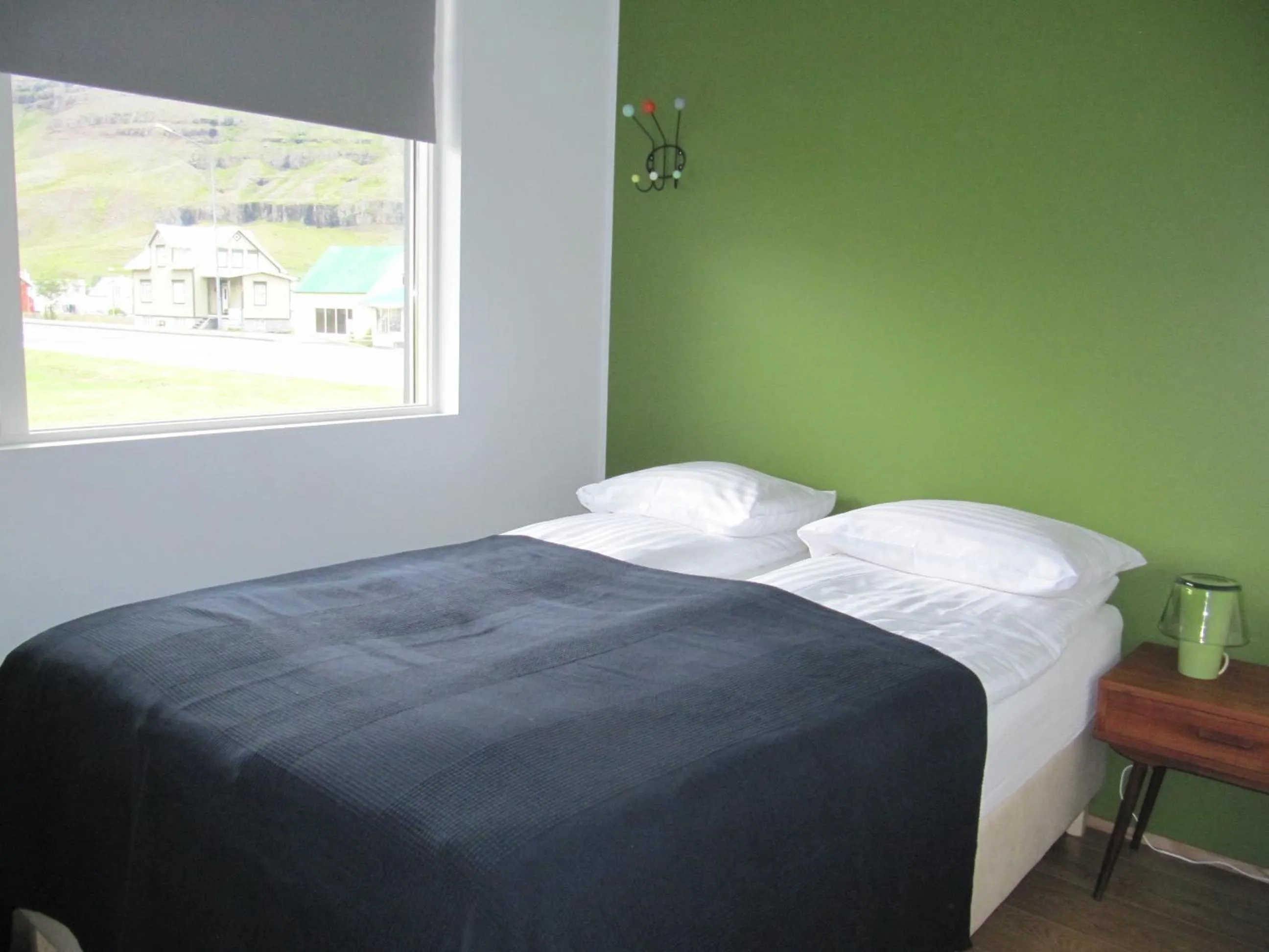 Bed in Seydisfjördur Apartment