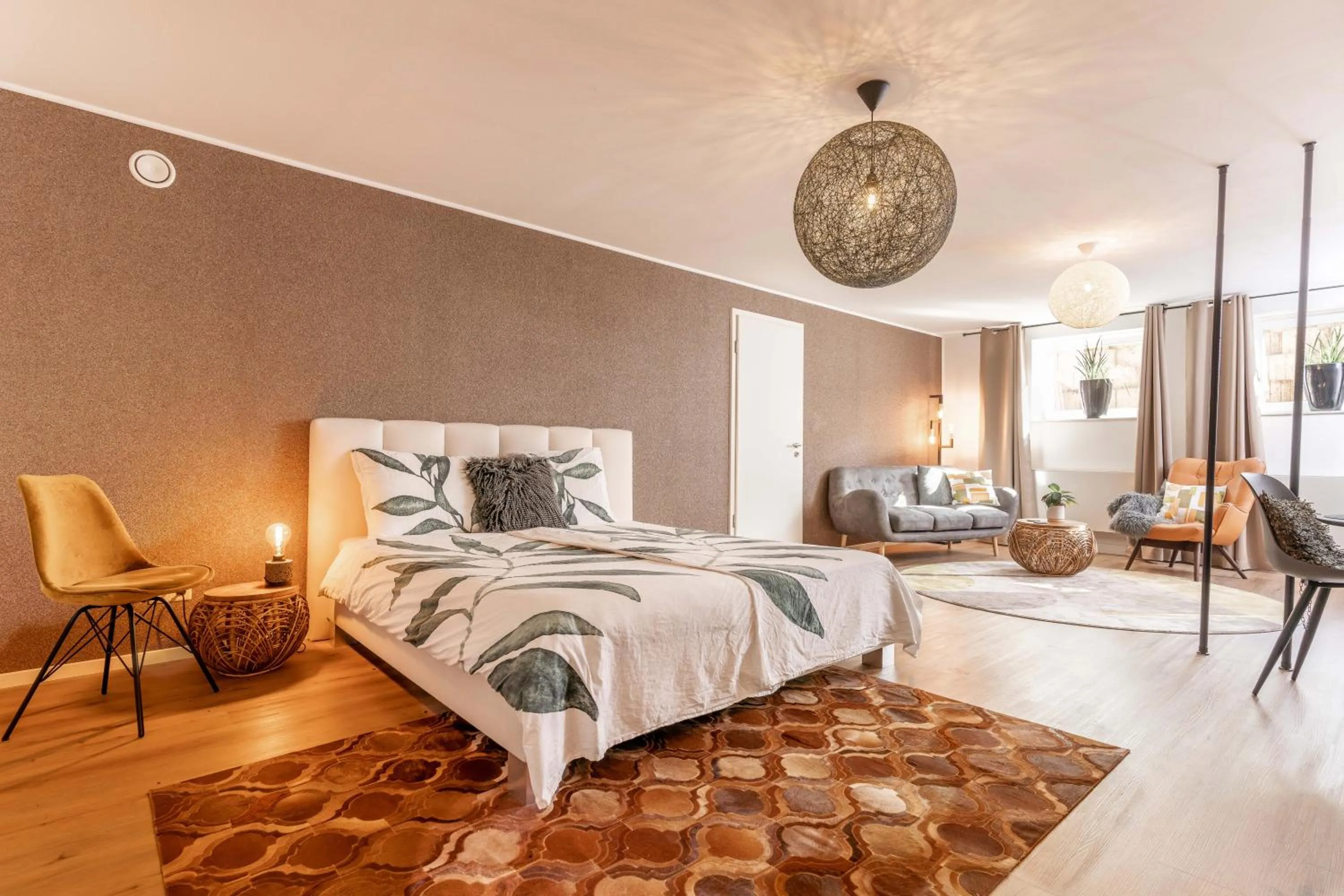 Bedroom, Bed in Villa Eltins