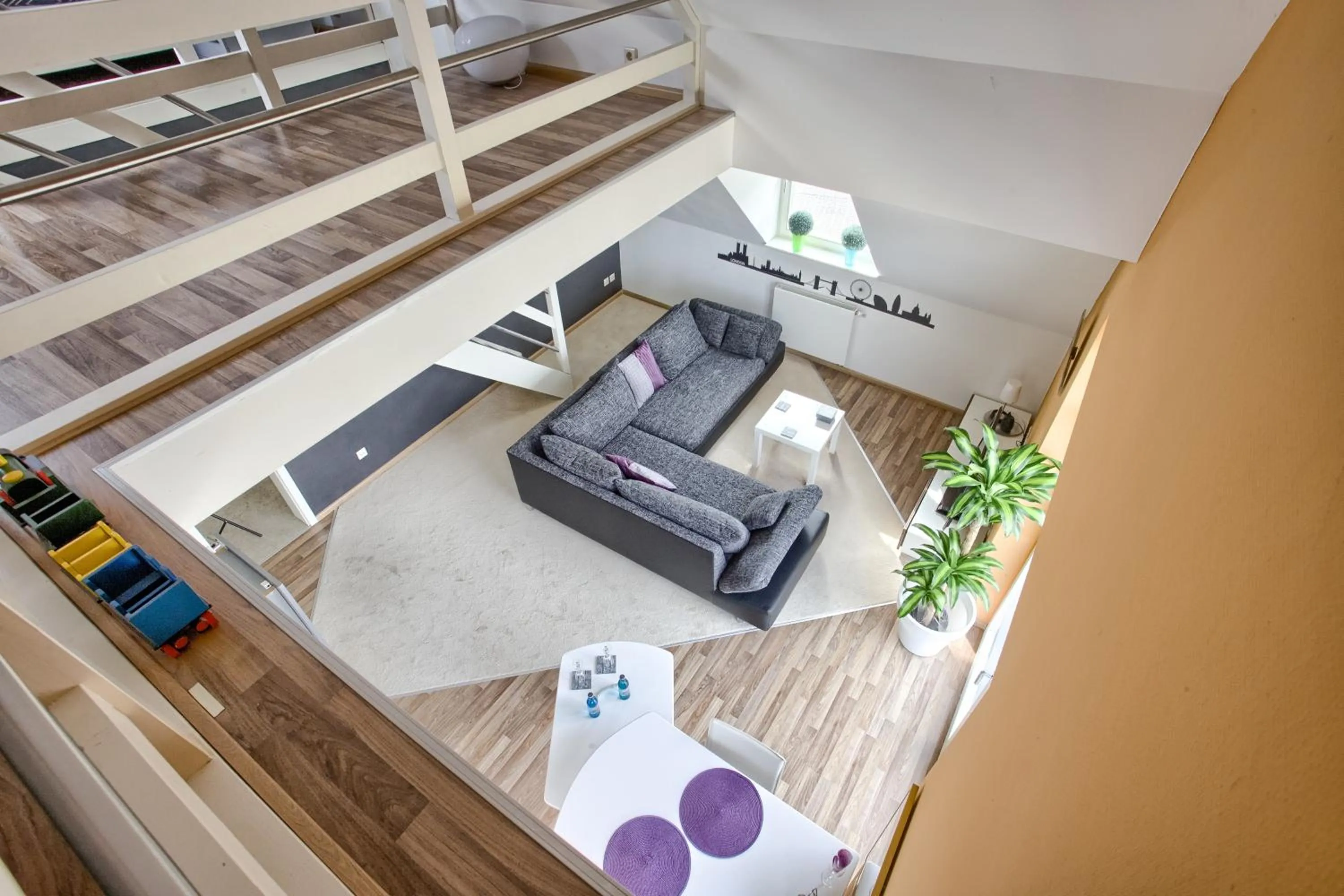 Seating area in Villa Eltins