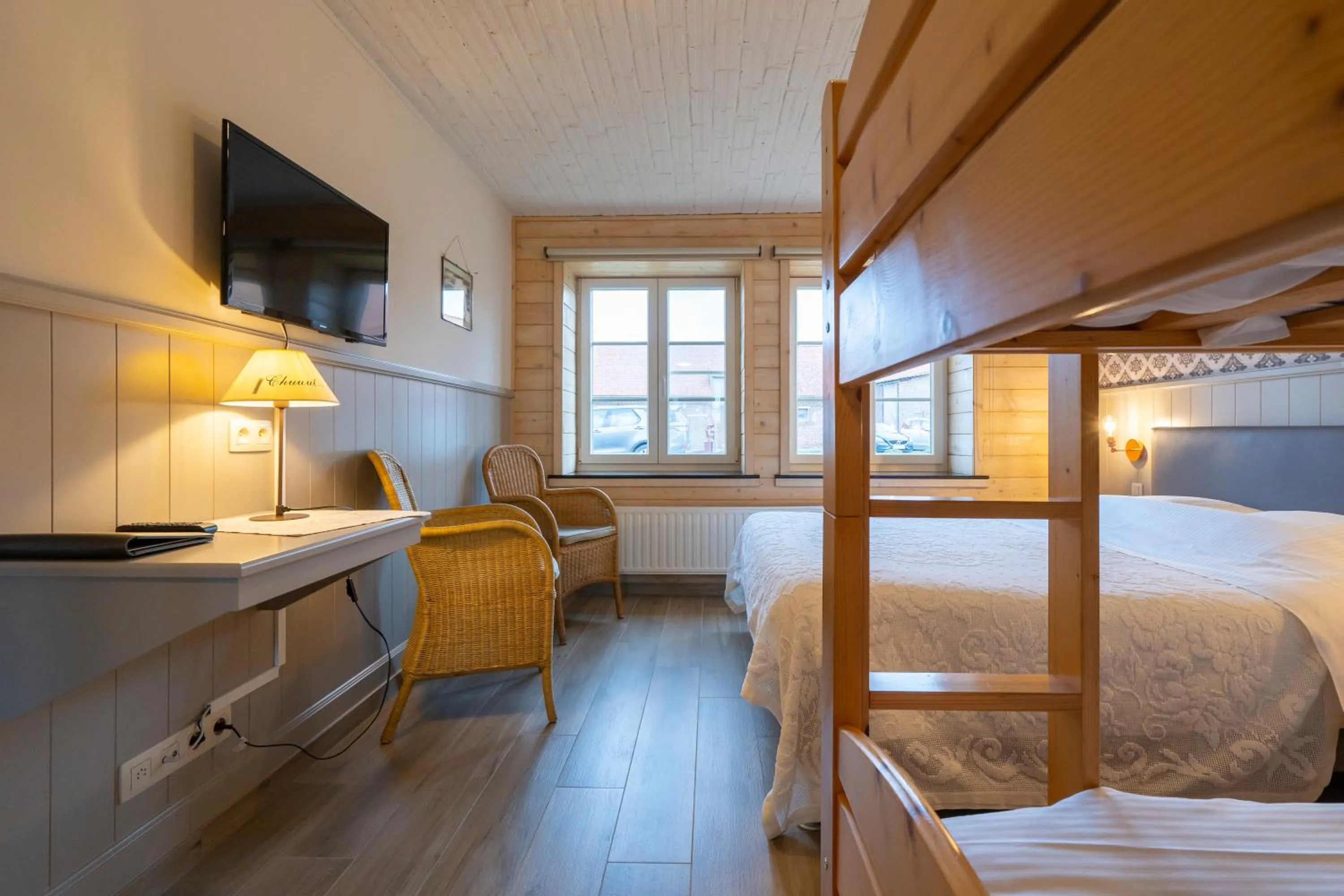 Photo of the whole room, Bed in Gasthof Schraevenacker