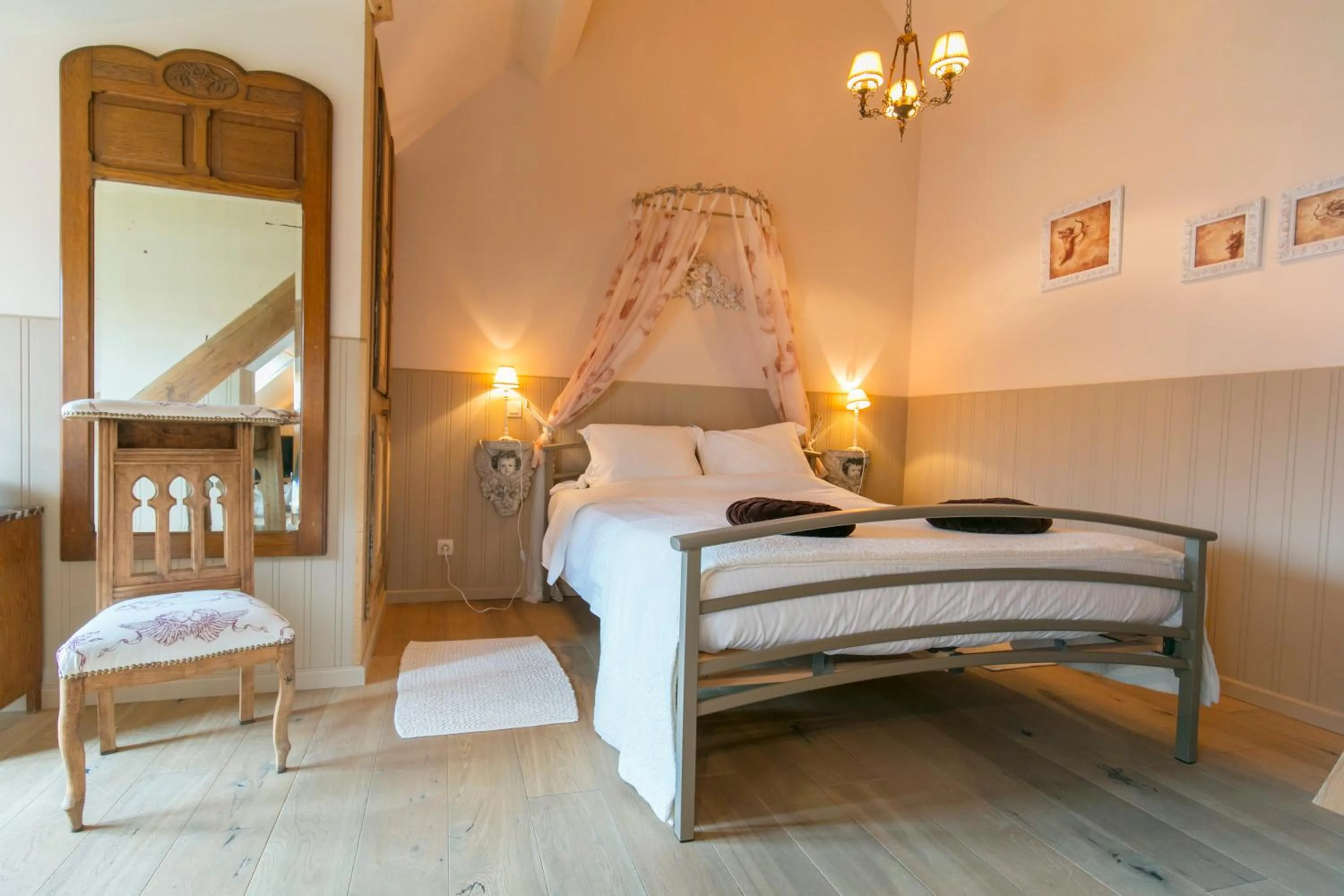 Bed in Gasthof Schraevenacker