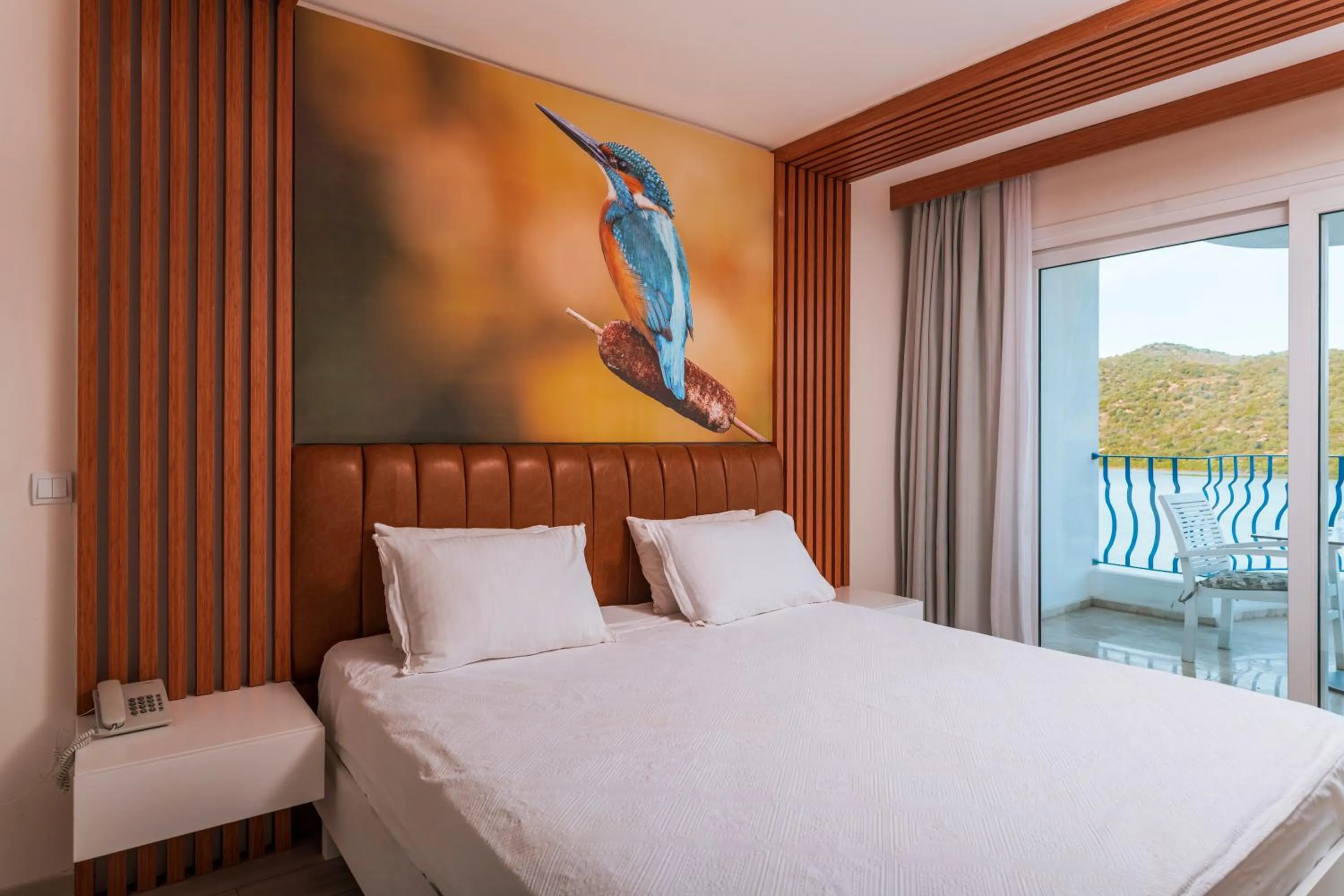 Bed in Yalicapkini Boutique Hotel