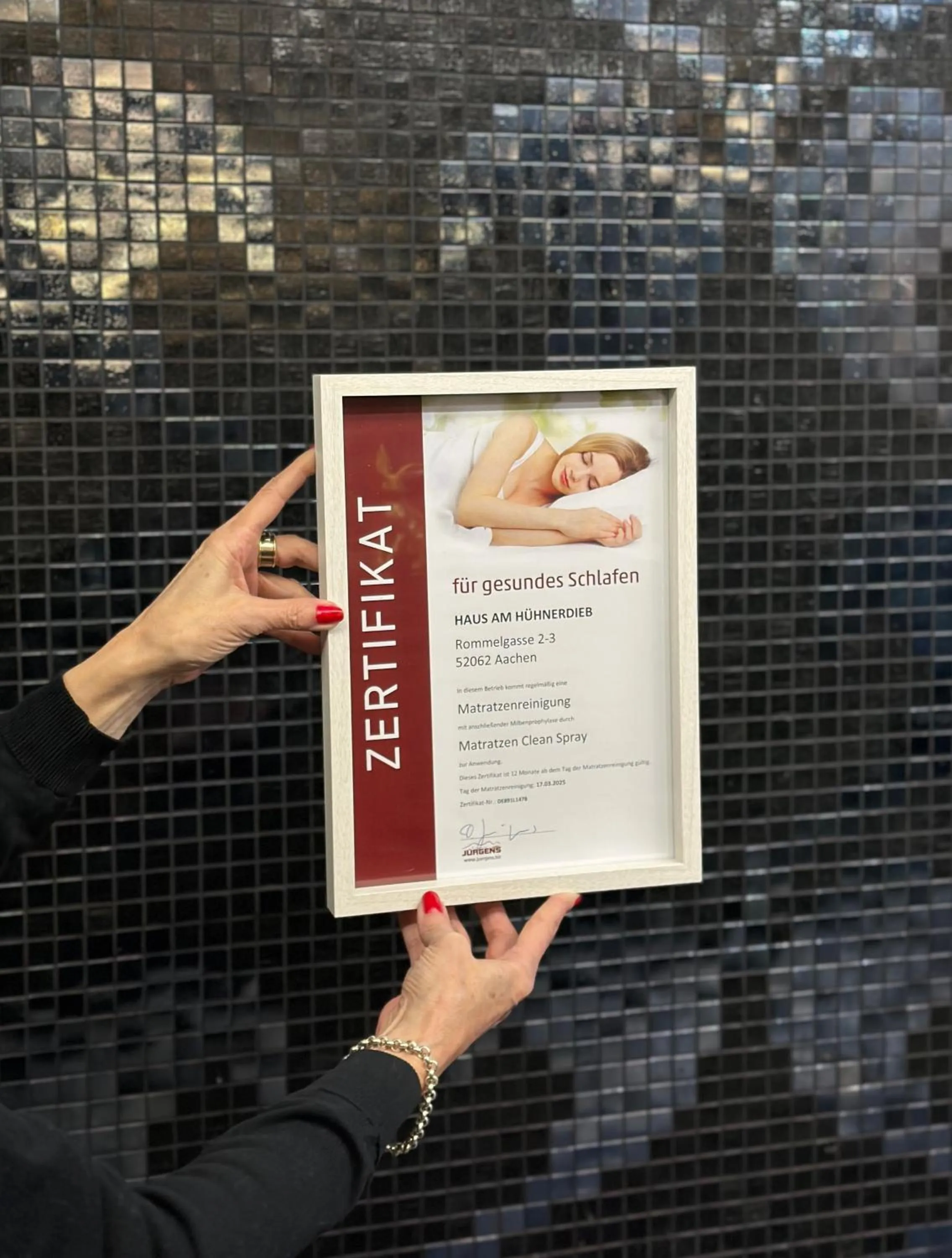 Certificate/Award in Haus am Hühnerdieb