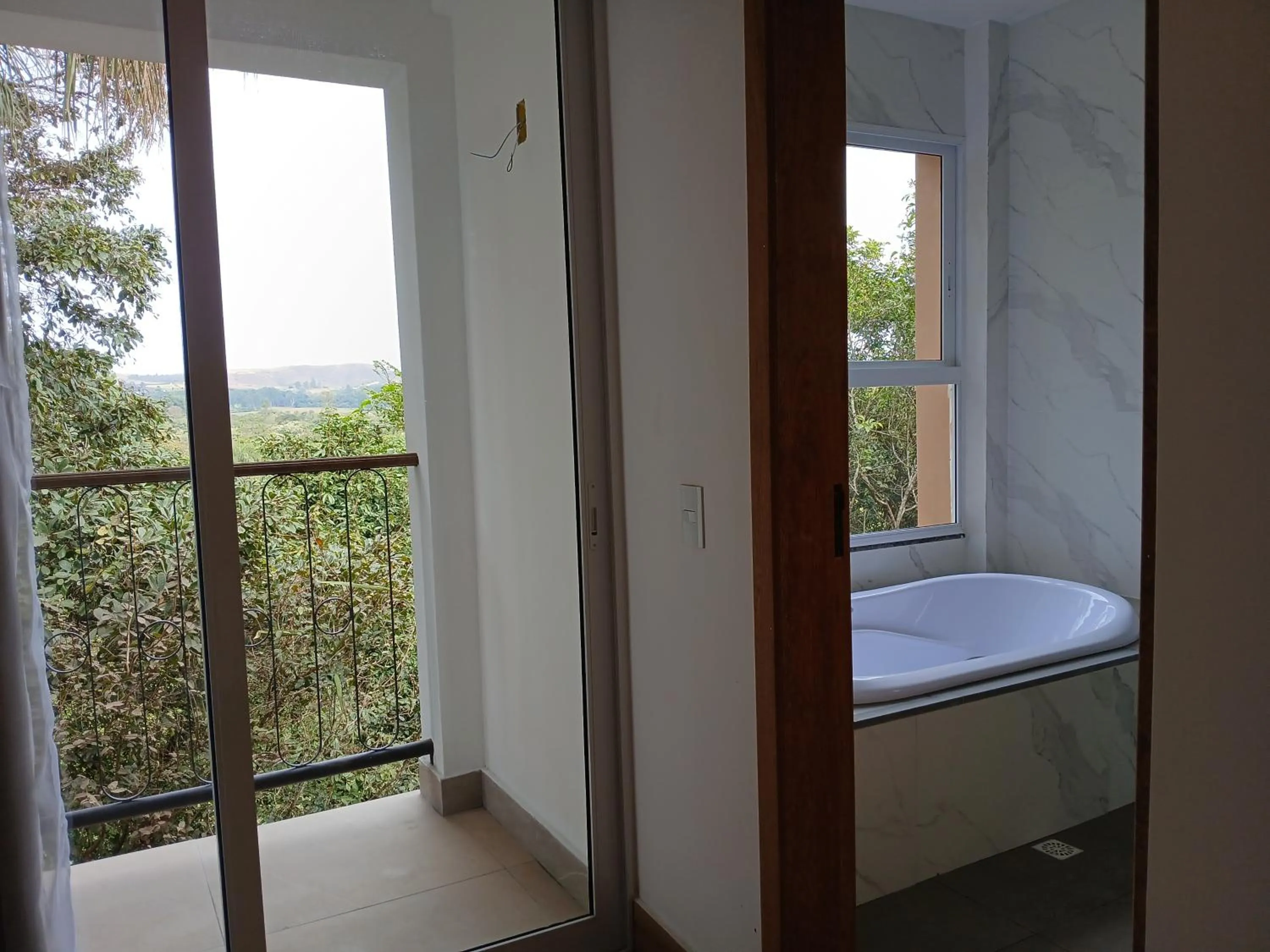 Bed in Pousada Cantares