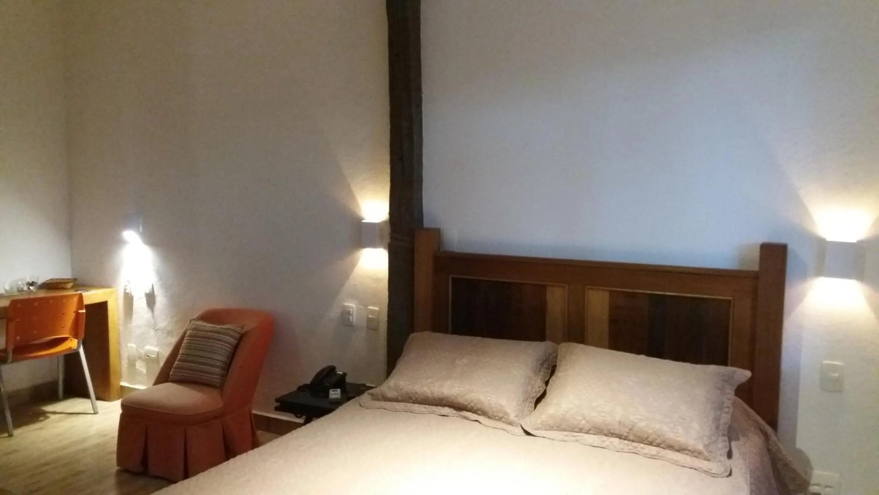 Bed in Pousada Cantares