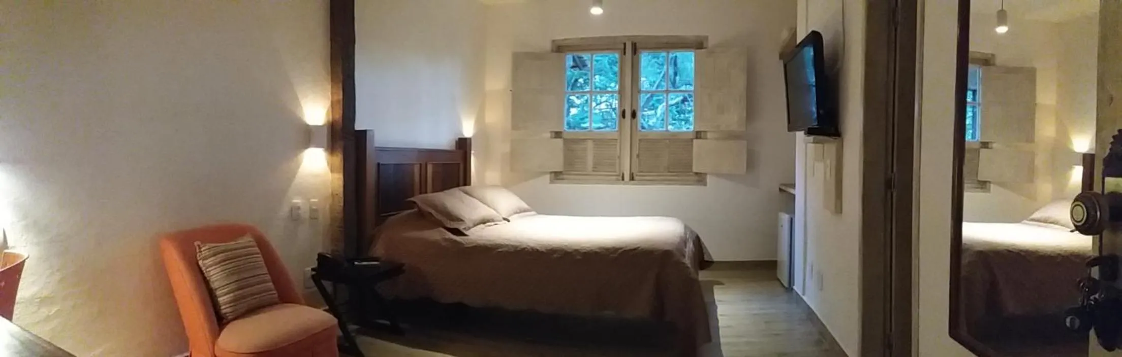 Bed in Pousada Cantares