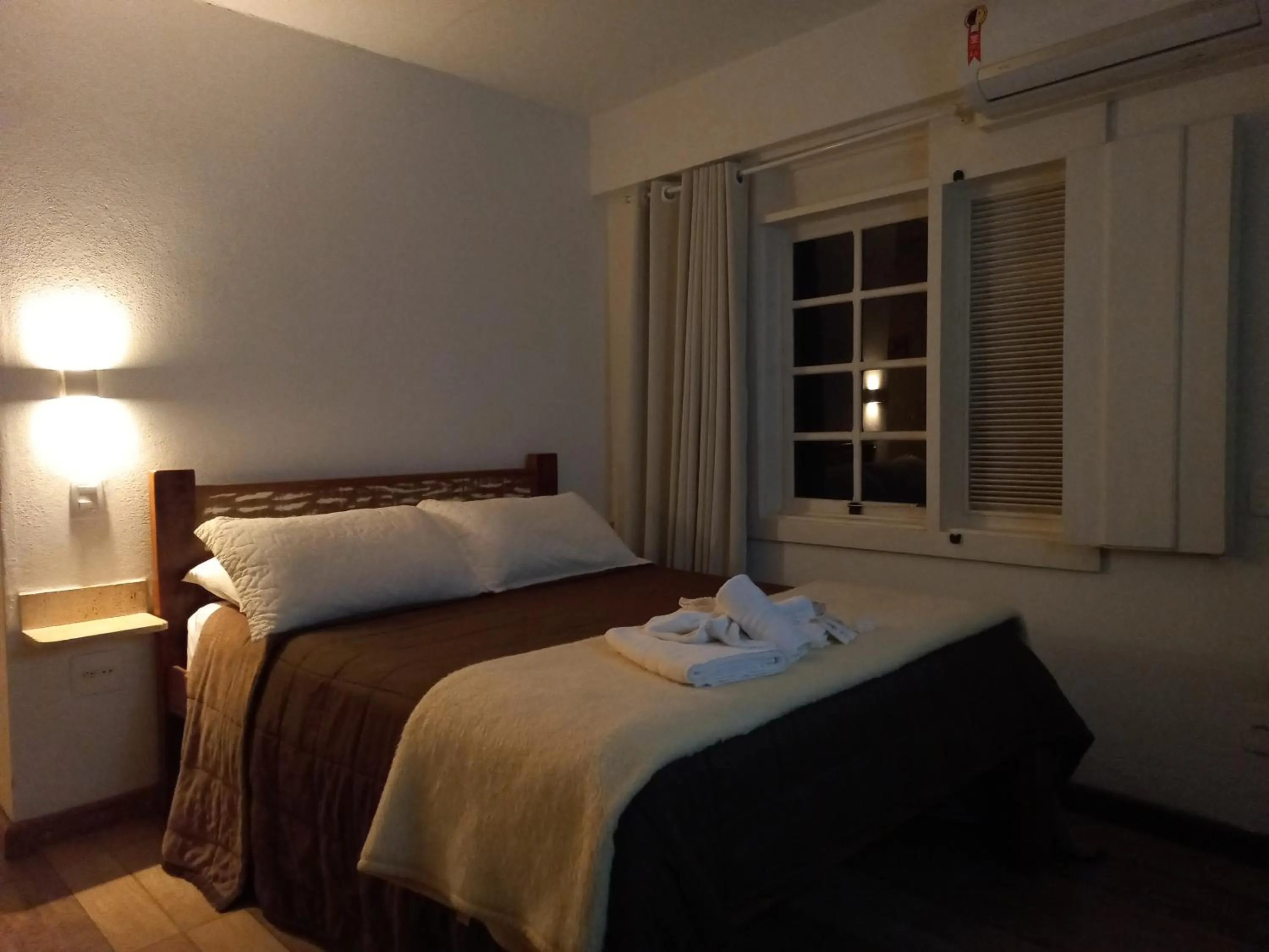 Bed in Pousada Cantares