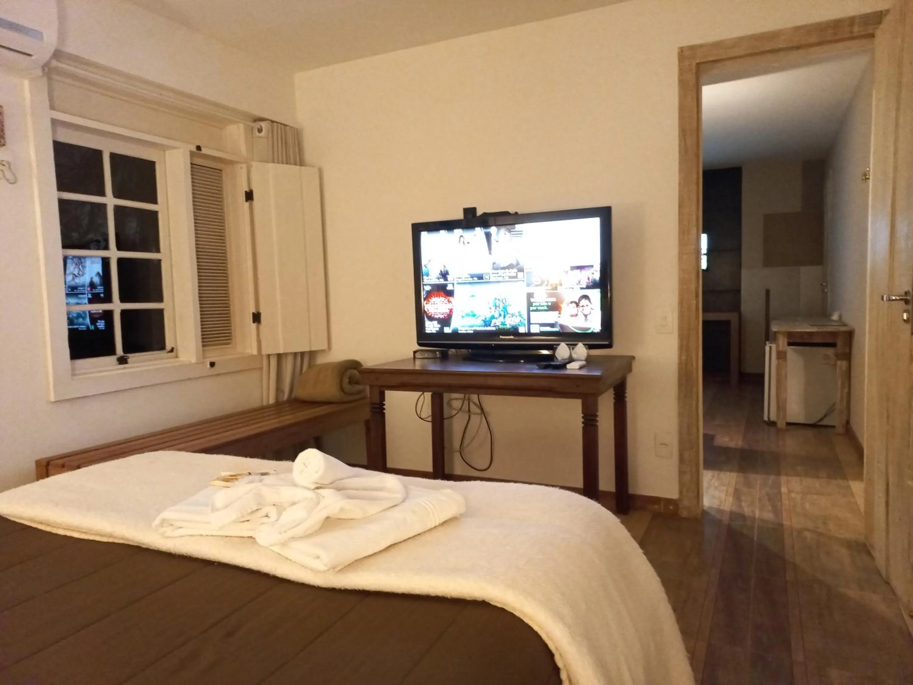 Bed in Pousada Cantares