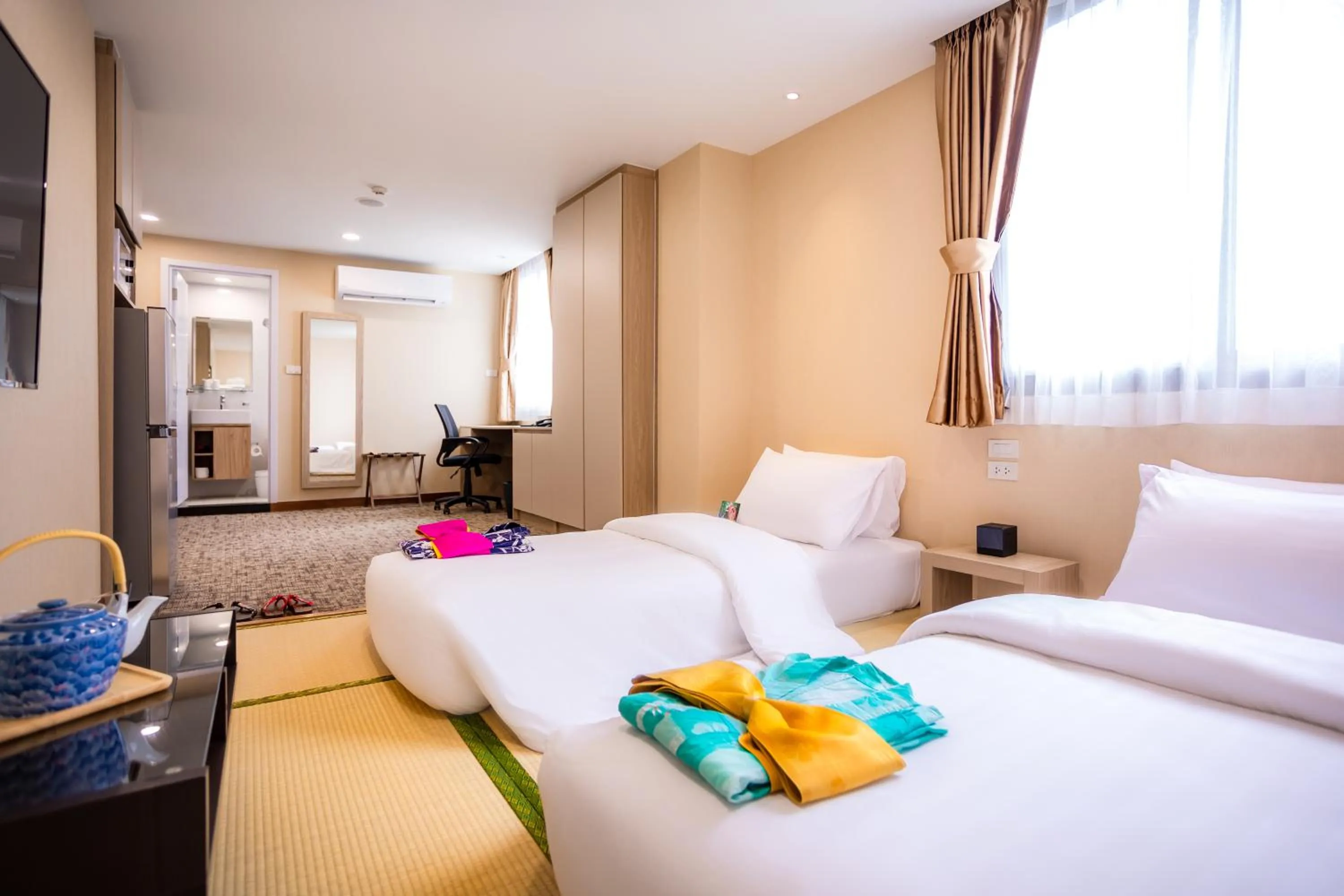 Bed in Hotel Kuretakeso Thailand Sriracha - SHA Extra Plus