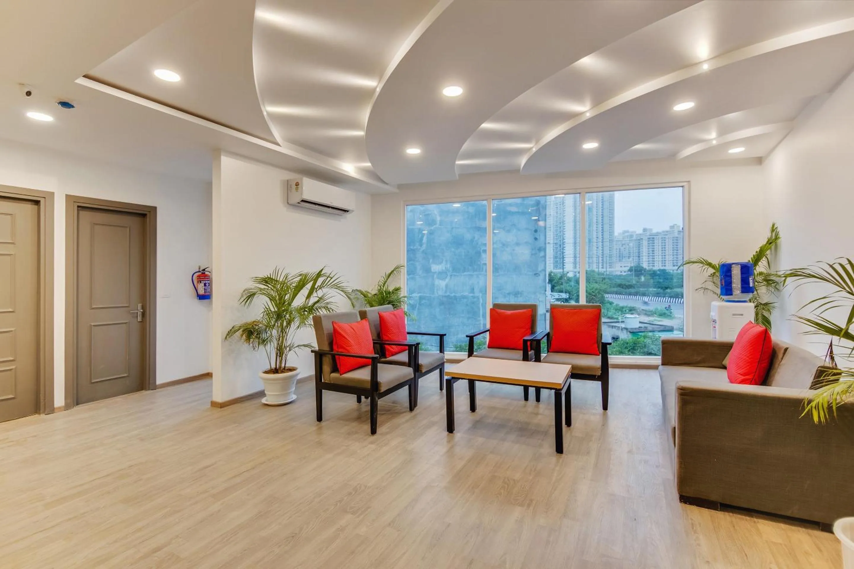 Lobby or reception in Super Townhouse 204 Sector 49 Near Logix city centre