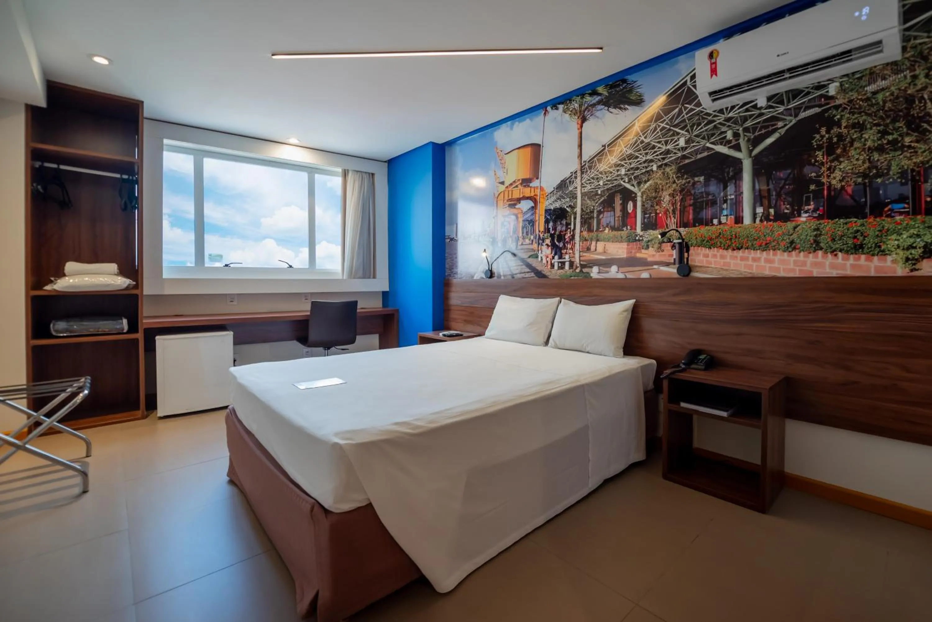 Bedroom, Bed in Ibis Styles Belém Hangar