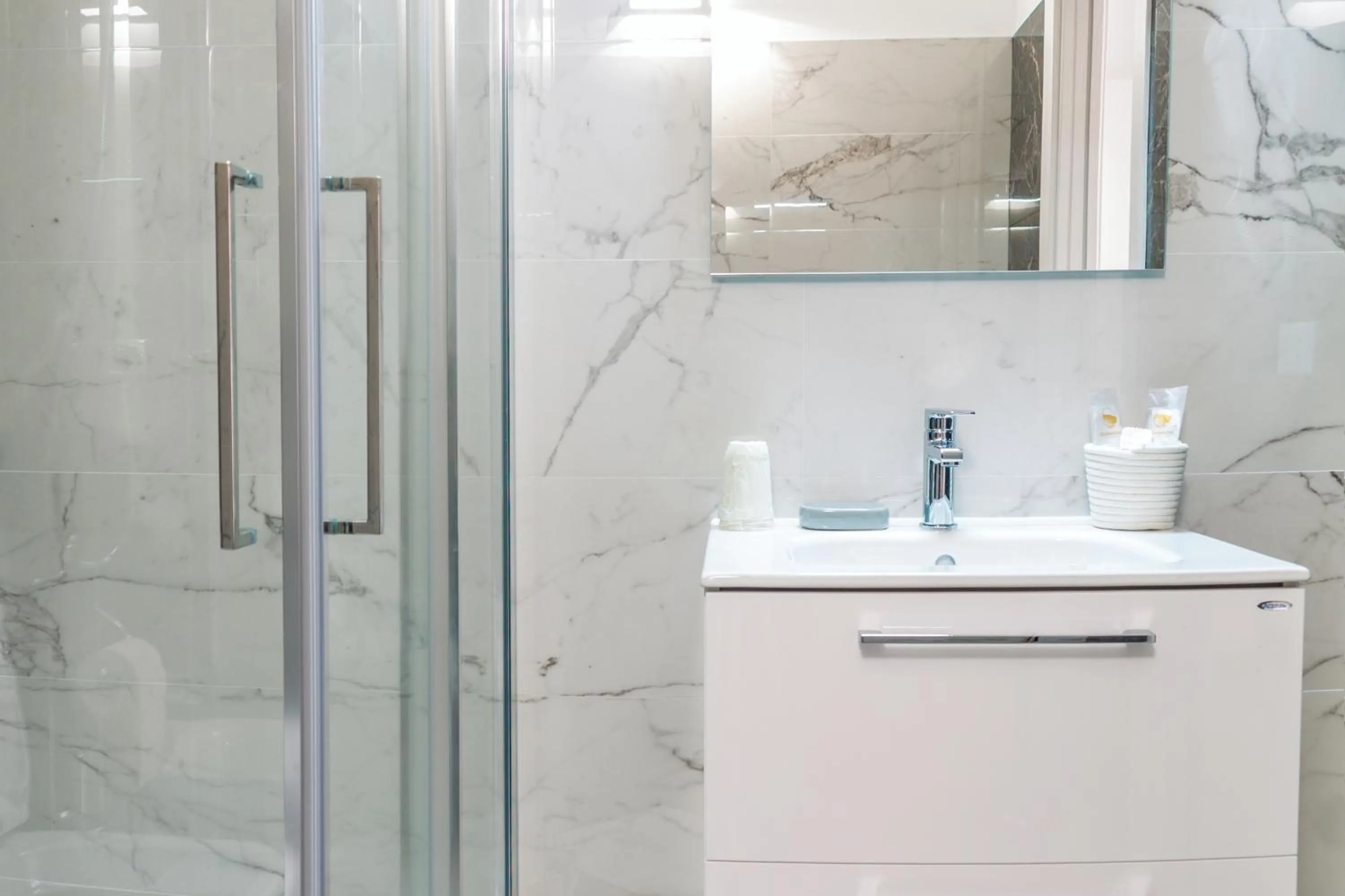 Bathroom in Mediterraneo Palace Luxury Affittacamere