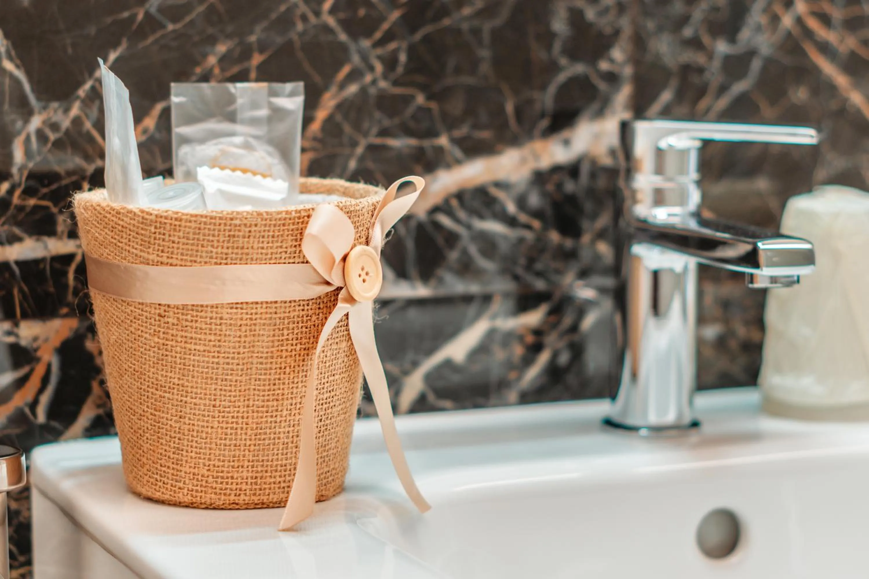 Bathroom in Mediterraneo Palace Luxury Affittacamere