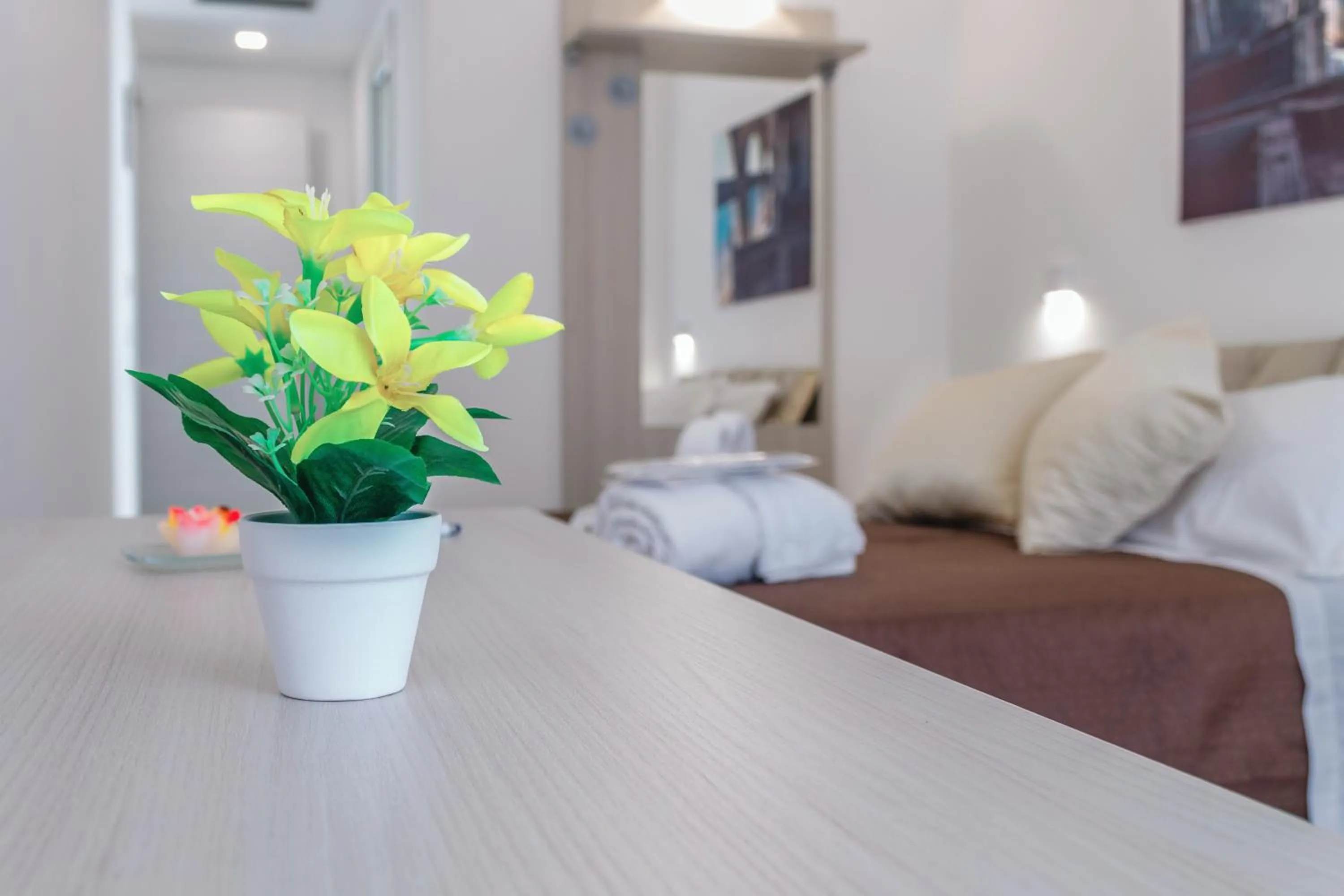 Bedroom, Bed in Mediterraneo Palace Luxury Affittacamere