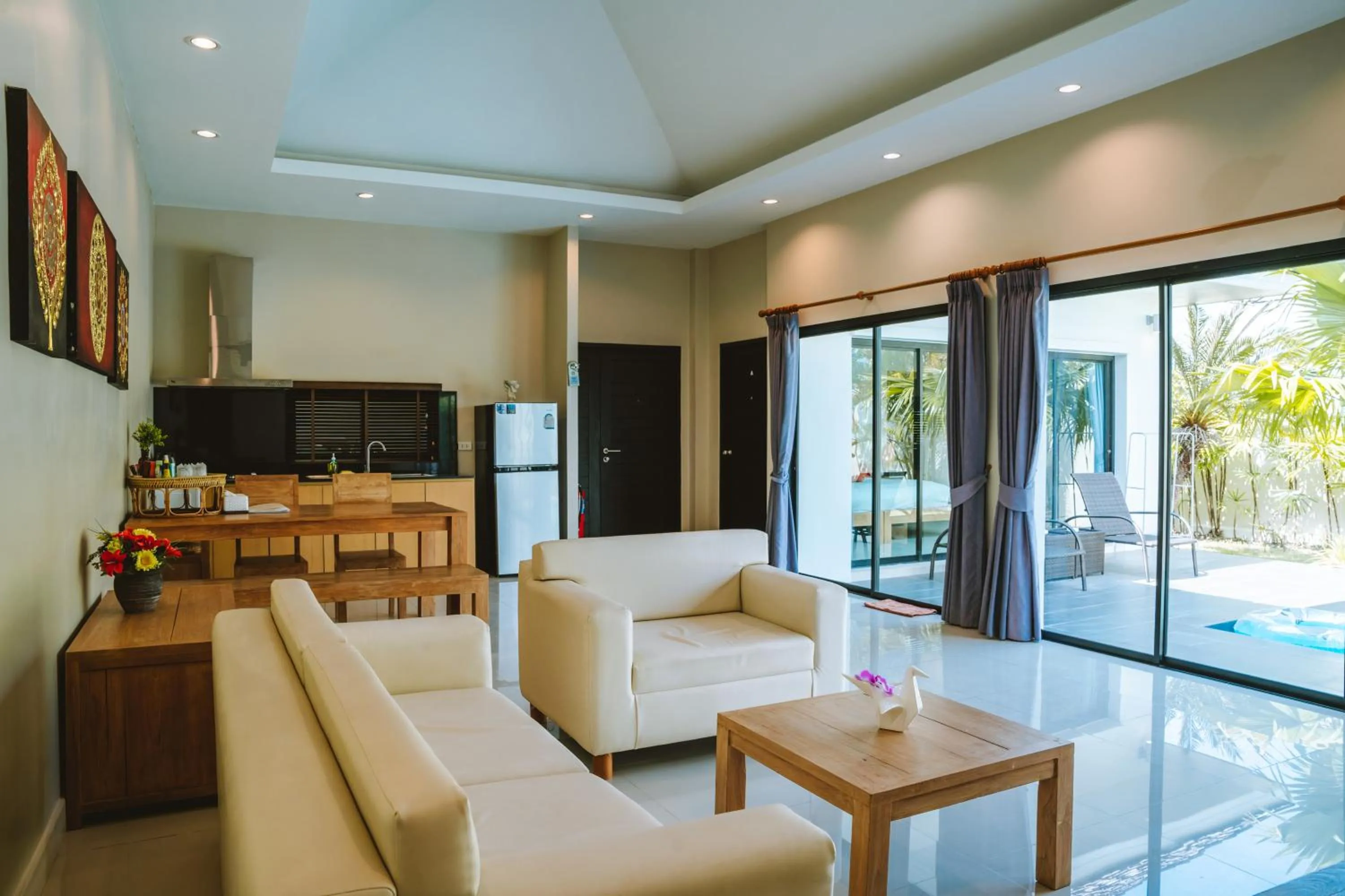Living room in Layantara Villas