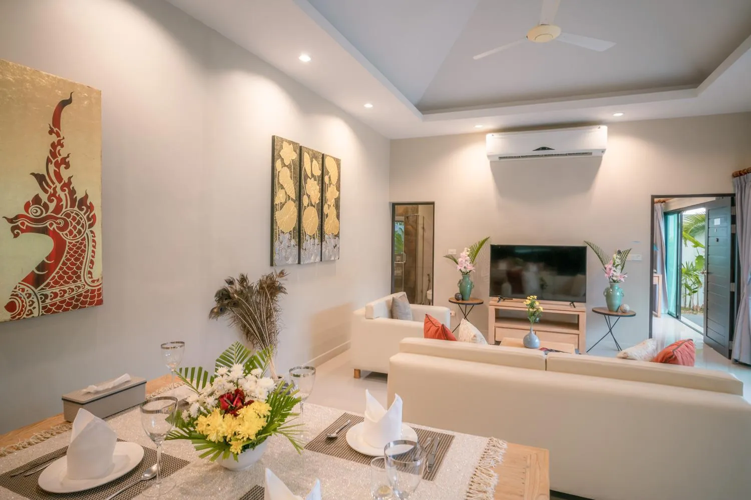 Living room in Layantara Villas