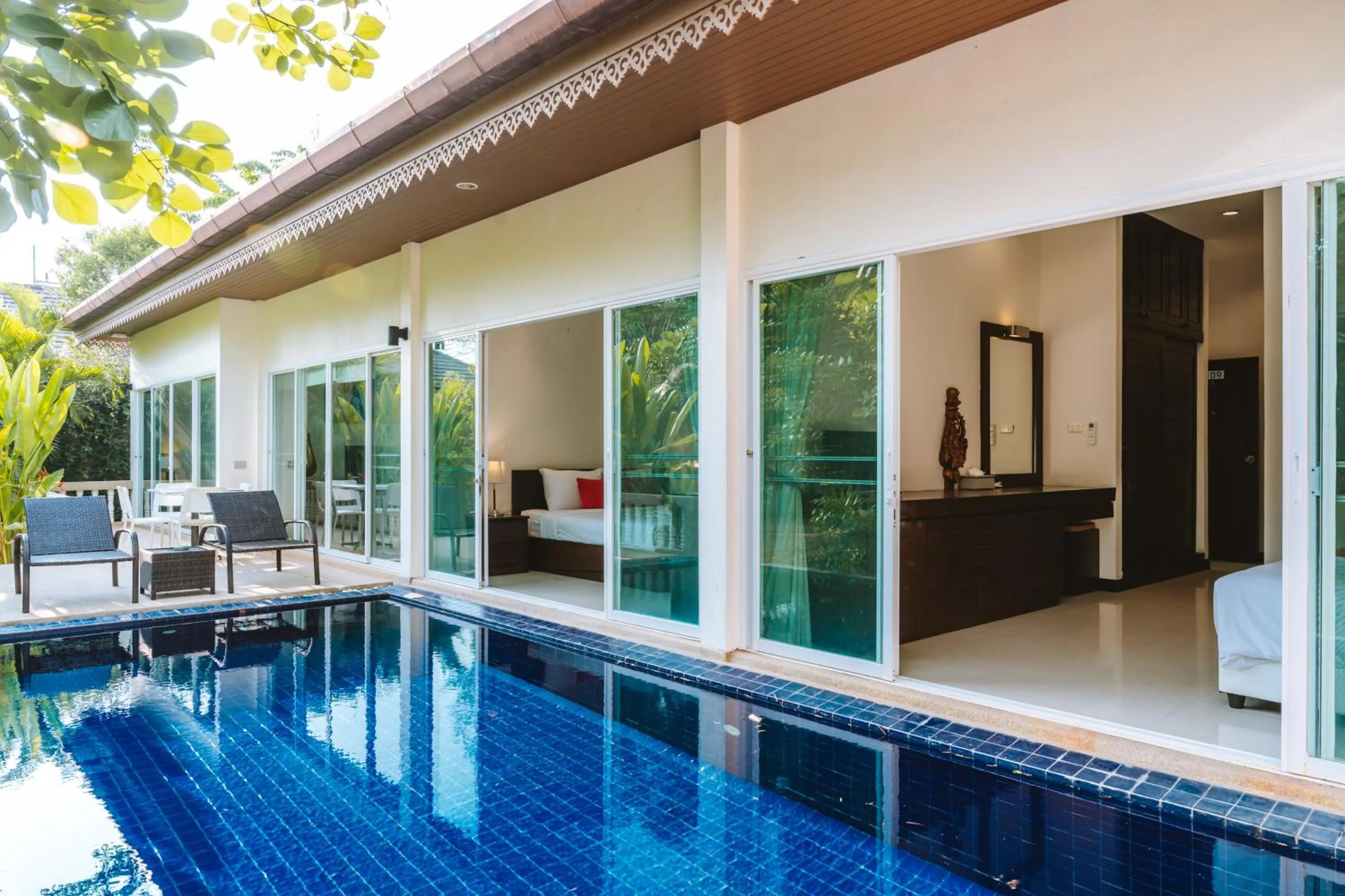 Pool view in Layantara Villas
