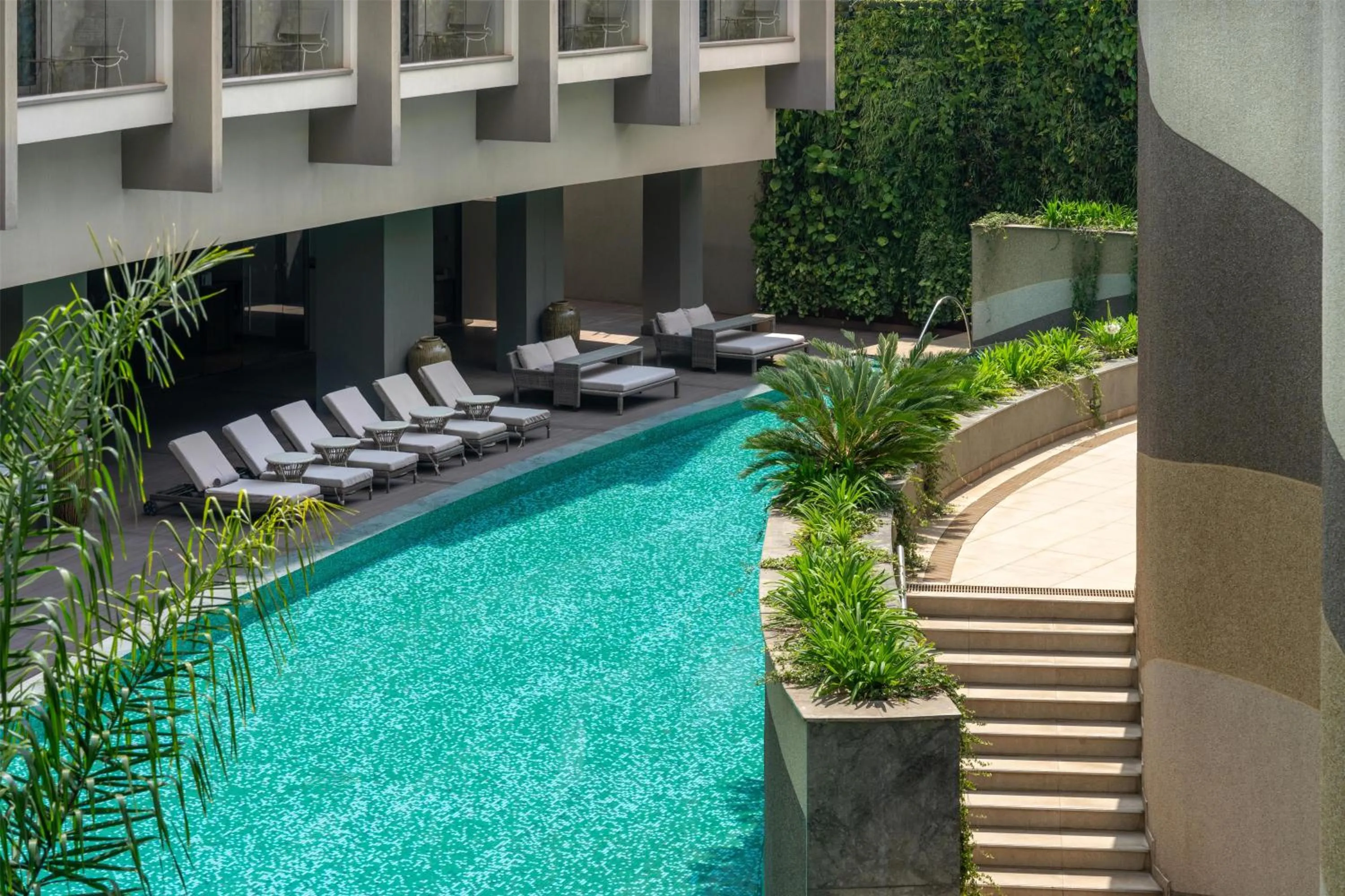 Pool view in Radisson Blu Hotel & Residence Nairobi Arboretum