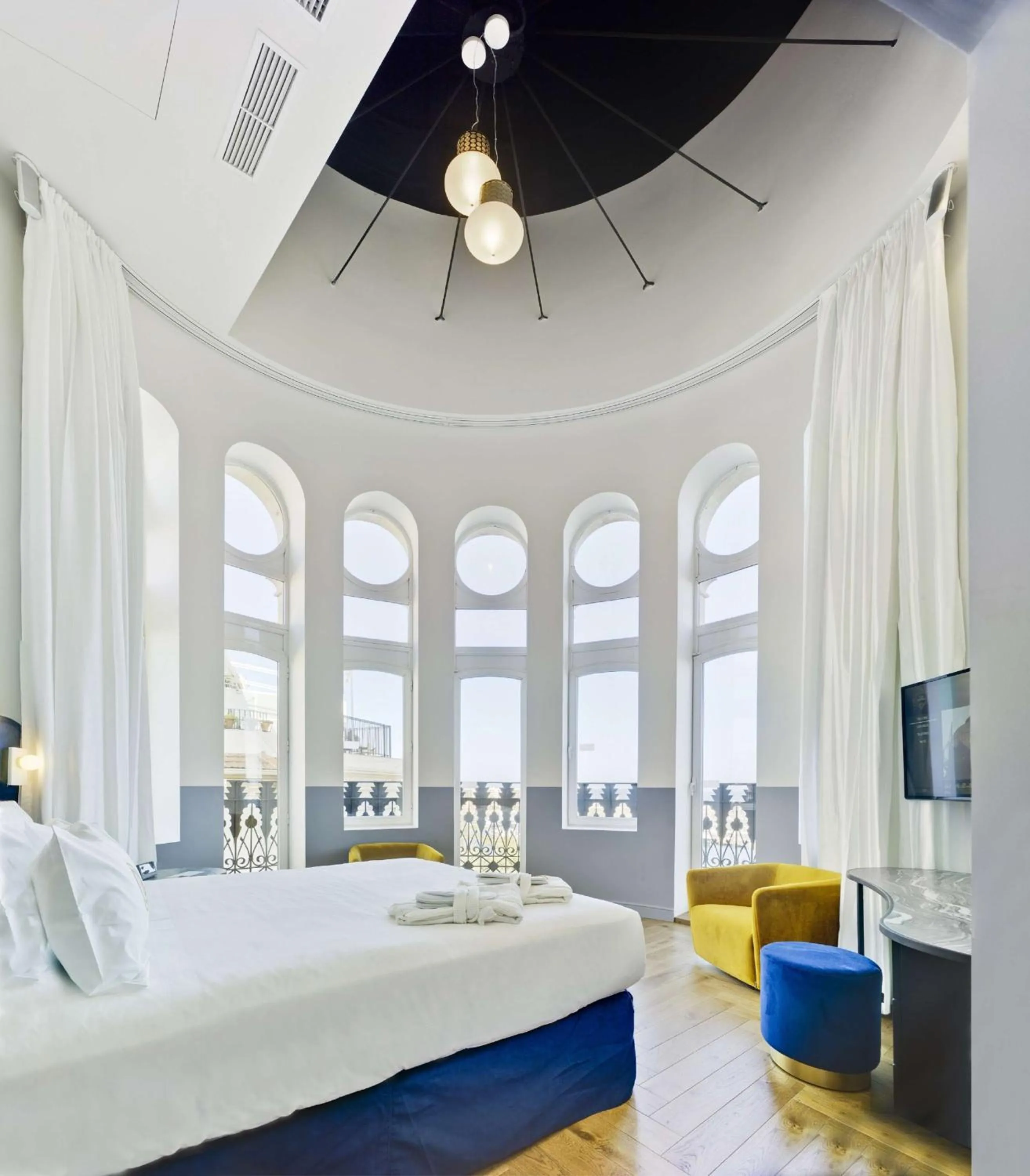Bedroom, Bed in Casa Alberola Alicante, Adults only, Curio Collection By Hilton