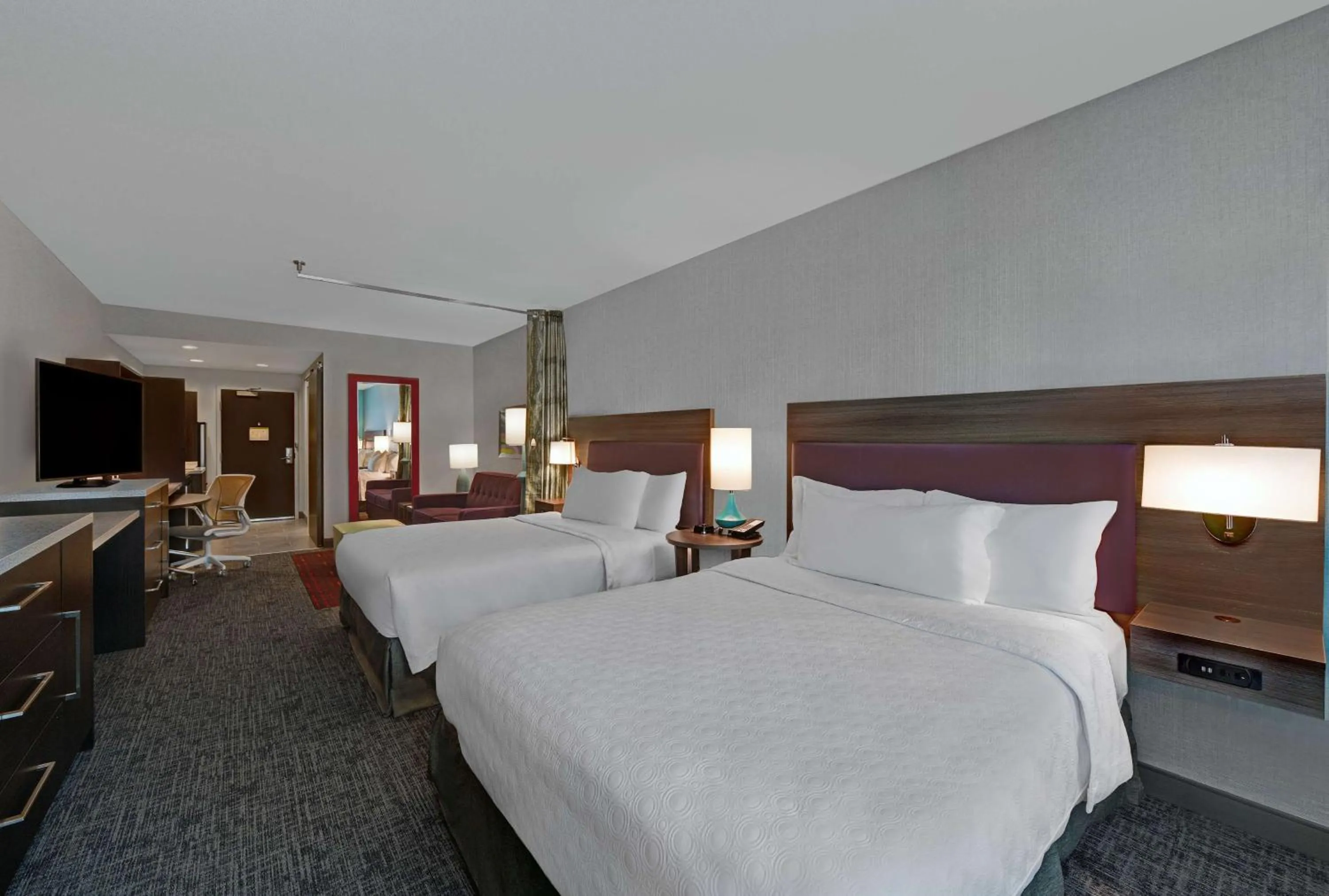 Bedroom, Bed in Home2 Suites By Hilton Memphis Wolfchase Galleria