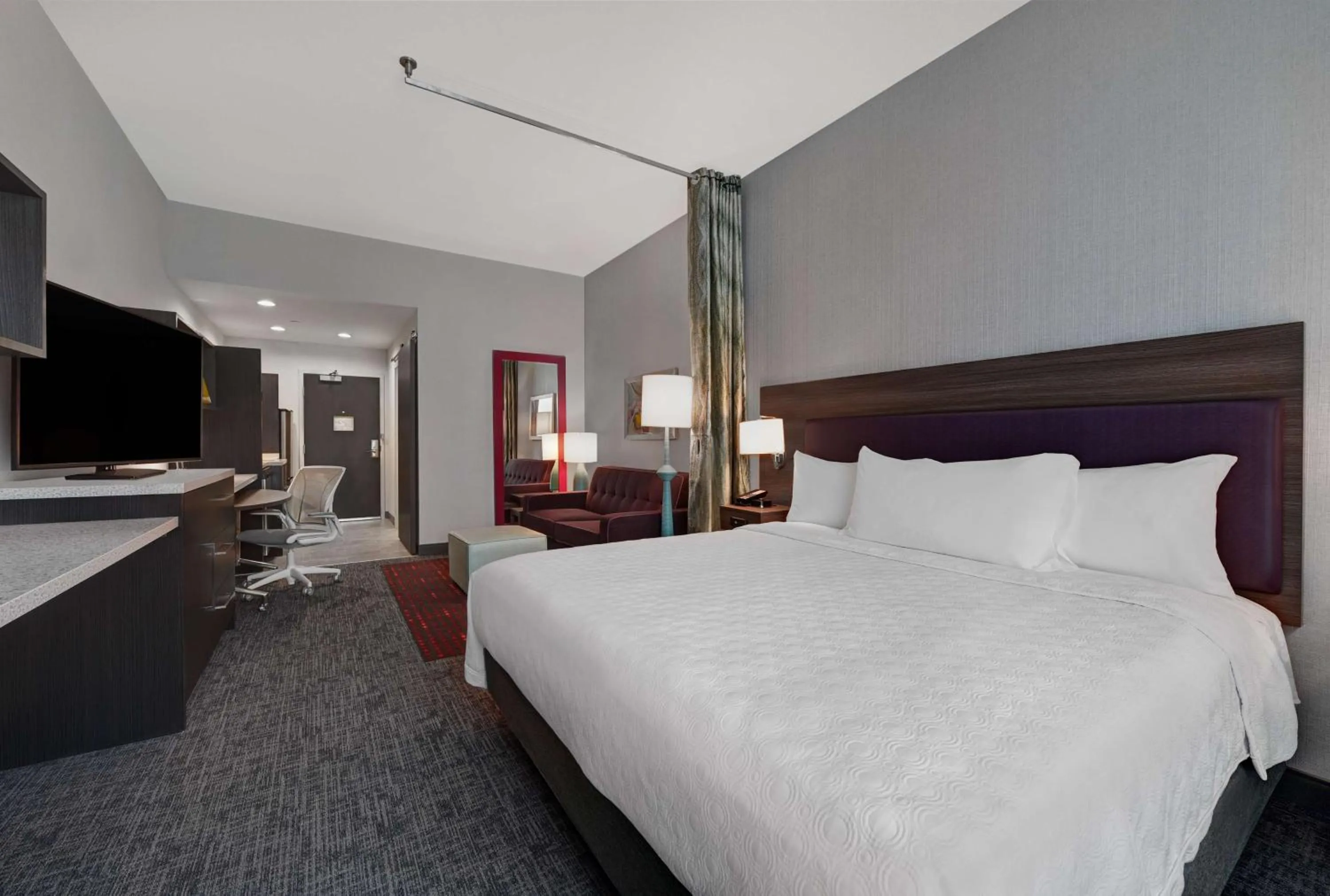 Bedroom, Bed in Home2 Suites By Hilton Memphis Wolfchase Galleria