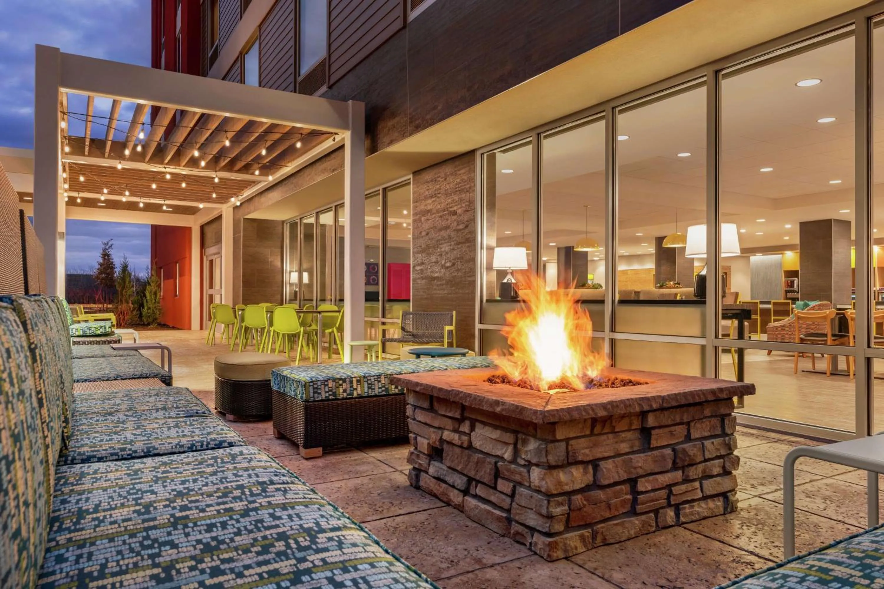 Patio in Home2 Suites By Hilton Glen Mills Chadds Ford