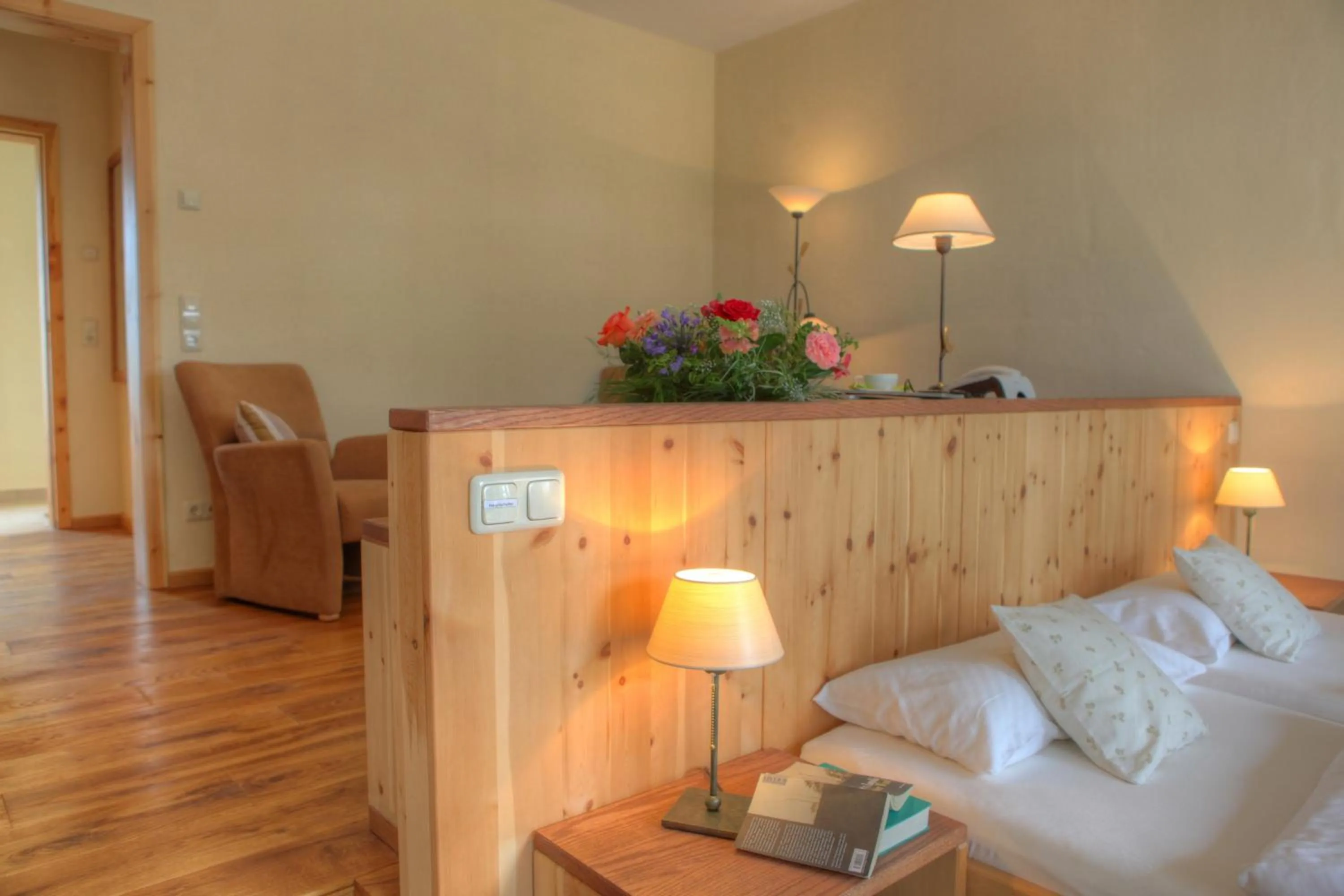 Bed in Hotel Gutshaus Parin - Bio- und Gesundheitshotel