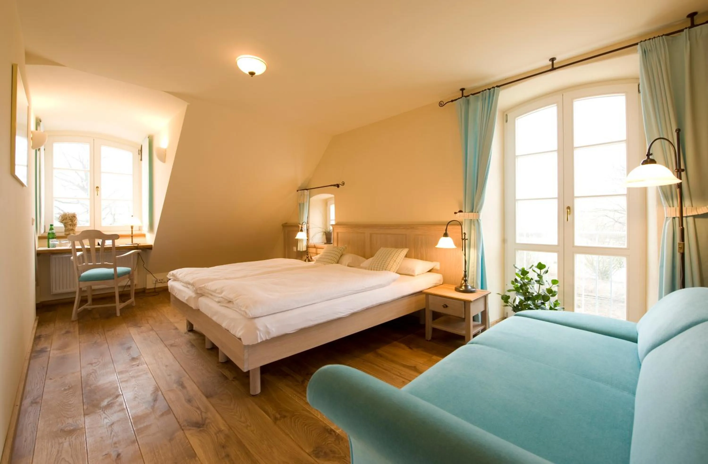 Bed in Hotel Gutshaus Parin - Bio- und Gesundheitshotel