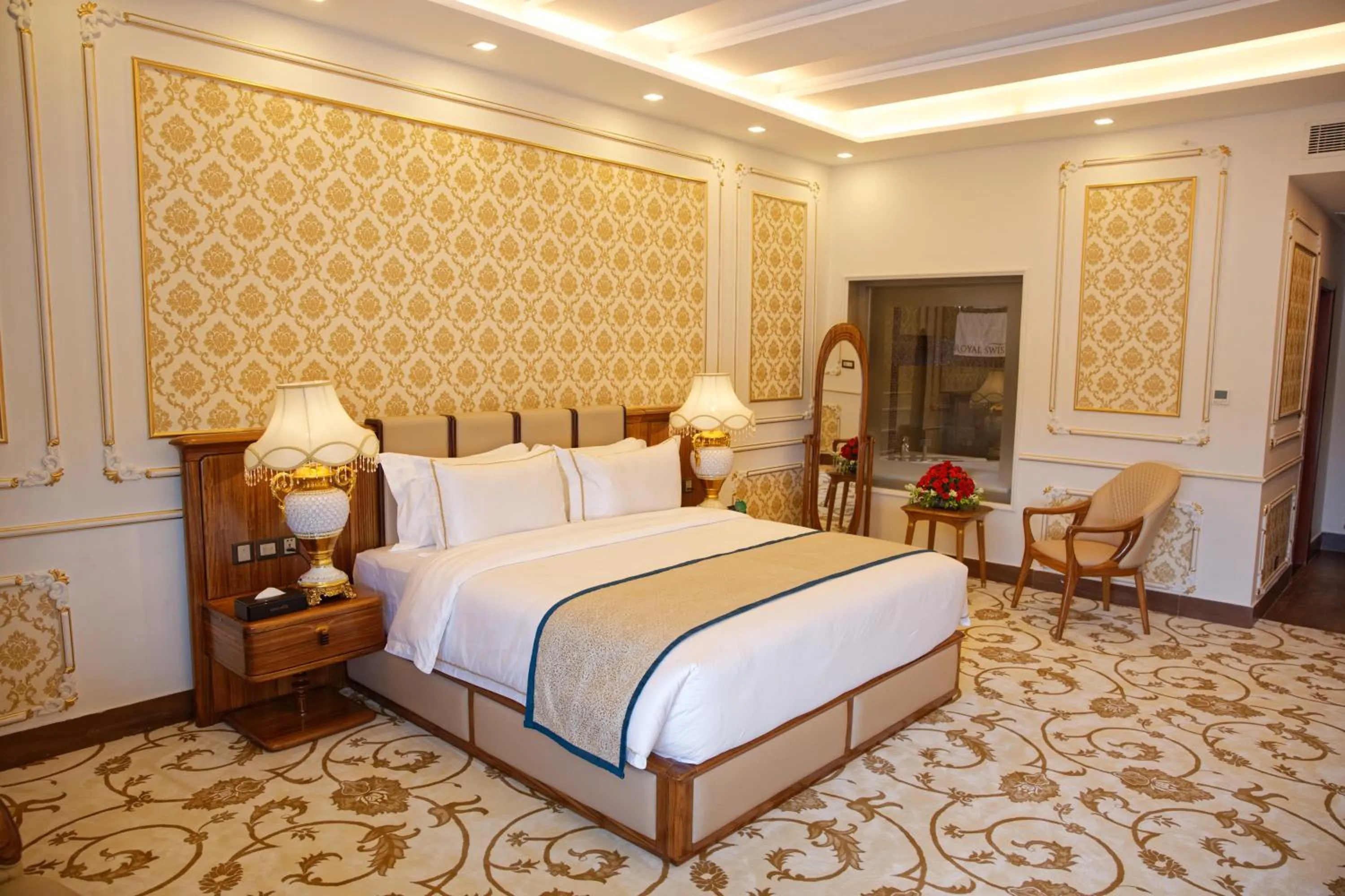 Bedroom, Bed in Royal Swiss Lahore
