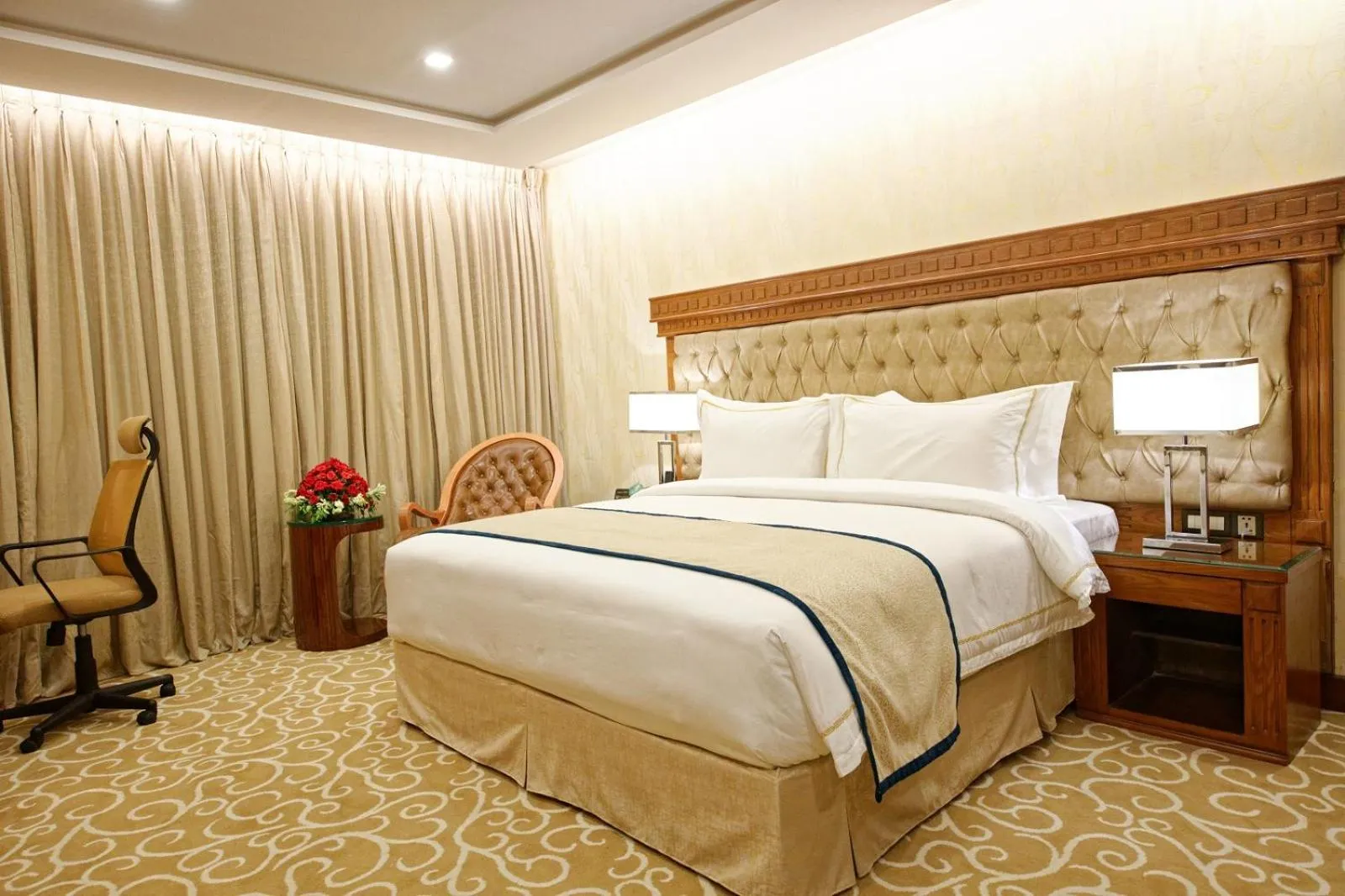 Bed in Royal Swiss Lahore