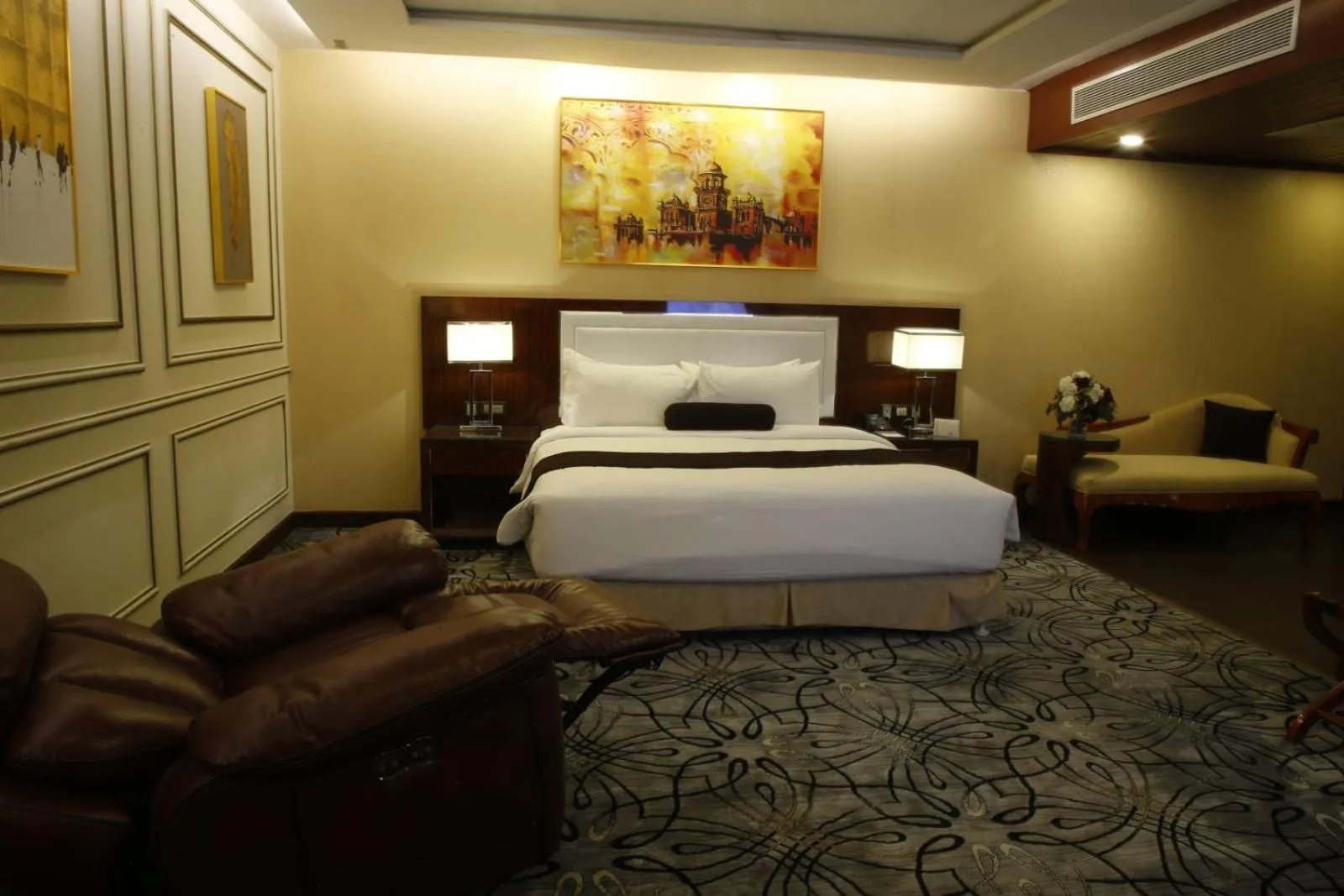 Bed in Royal Swiss Lahore