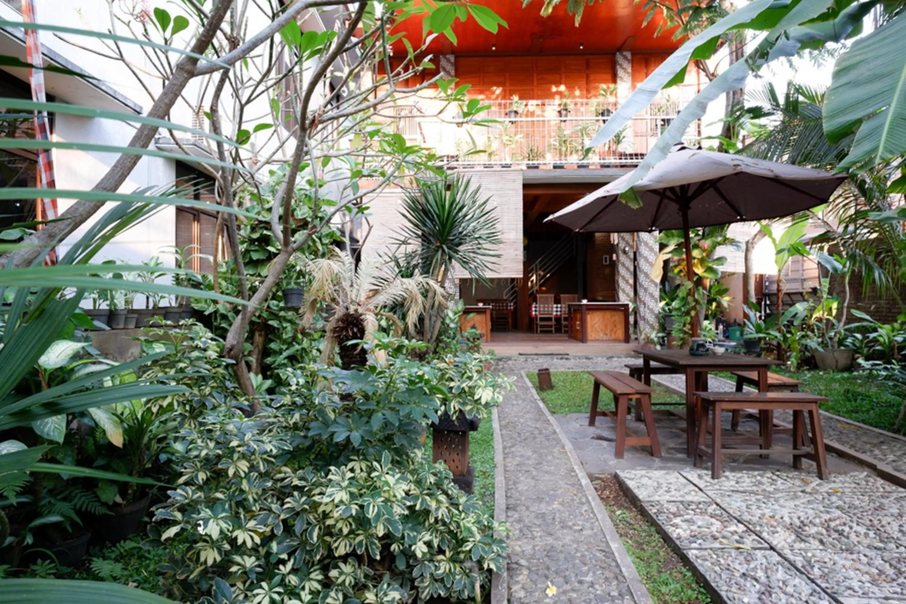 Patio in RedDoorz Syariah near Menara Kudus