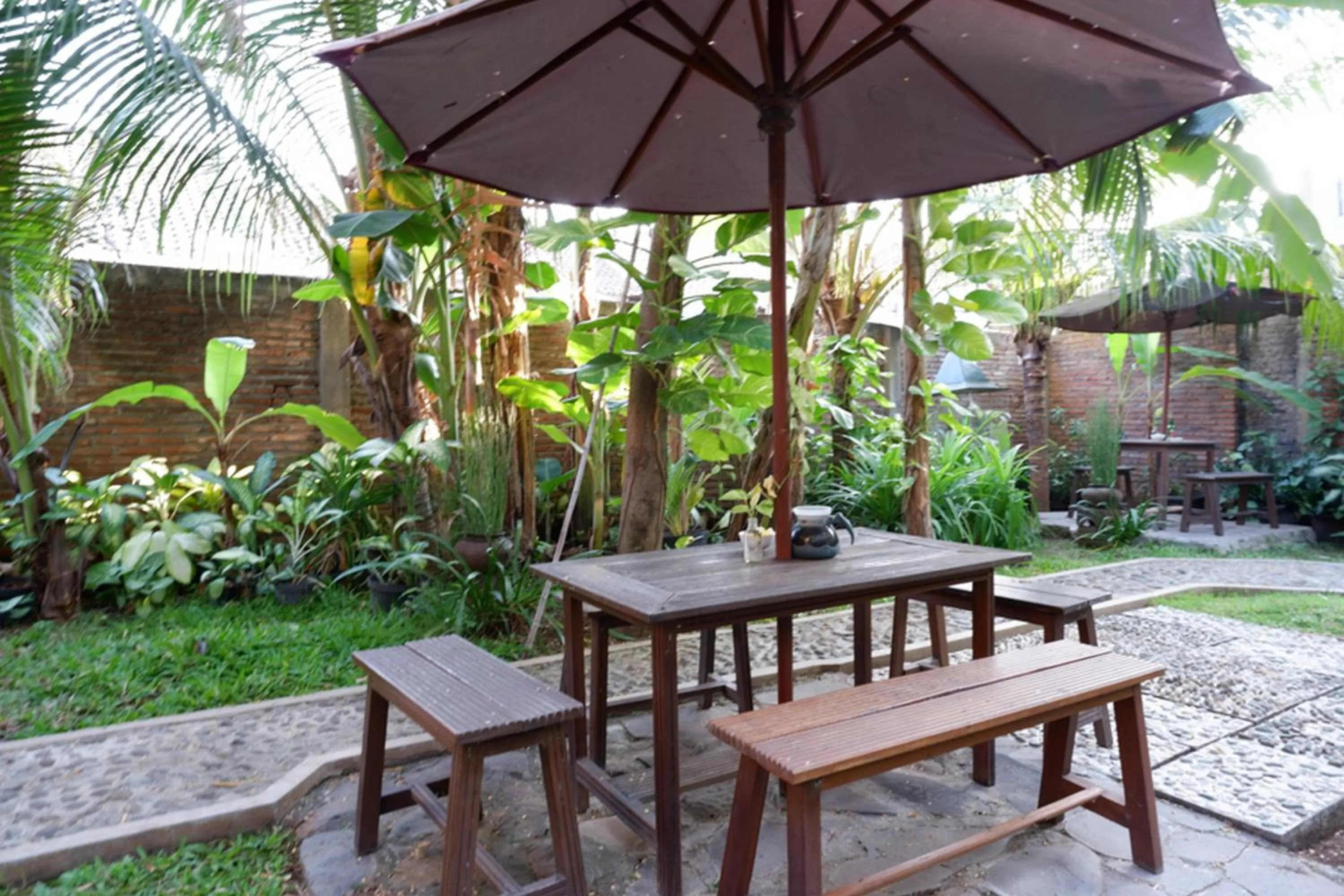 Patio in RedDoorz Syariah near Menara Kudus