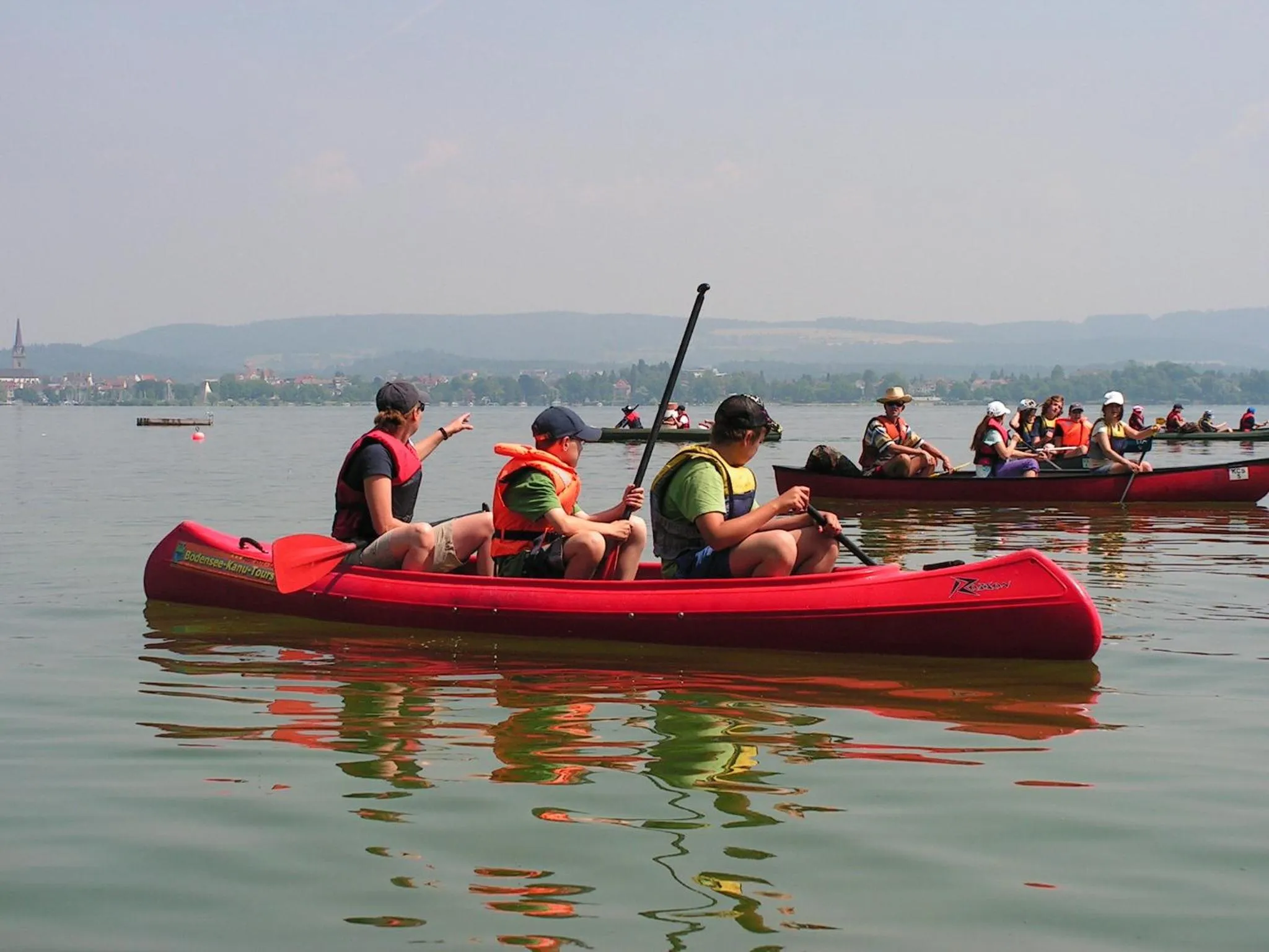 Canoeing in Naturfreundehaus Bodensee